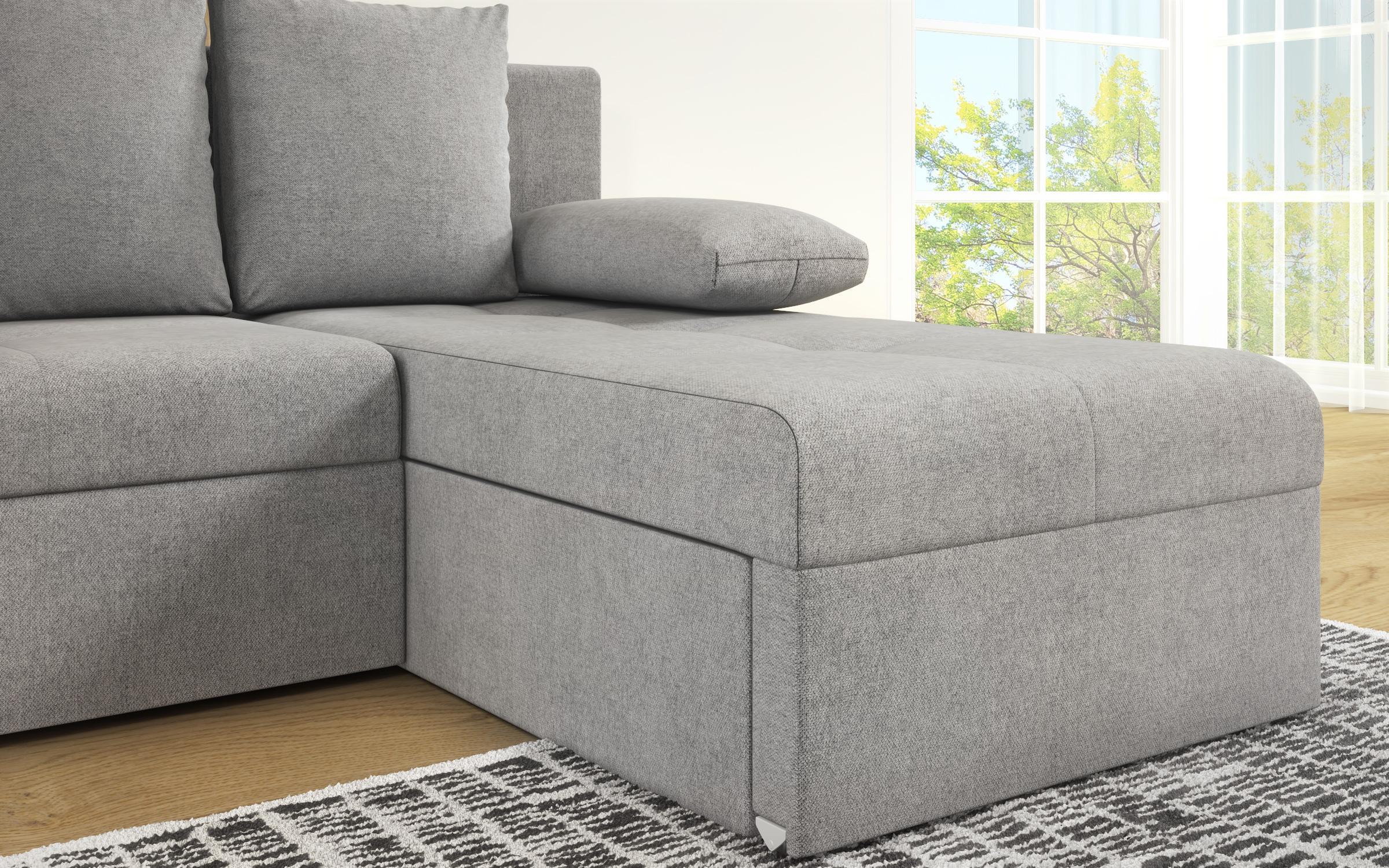 Coltar extensibil Aleto, gri deschis  10