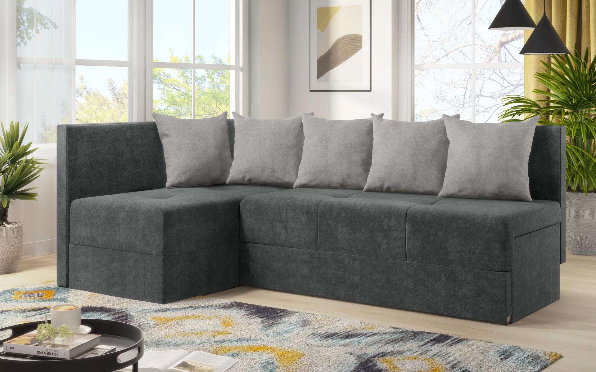 Coltar extensibil Alora, gri + gri deschis  3