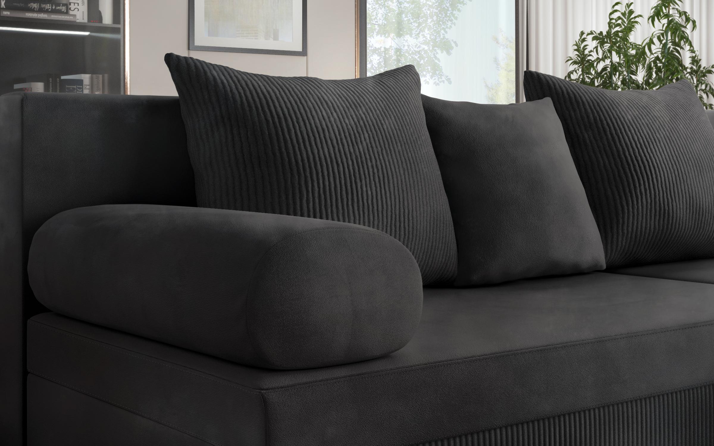 Coltar extensibil Delano S, gri inchis  5