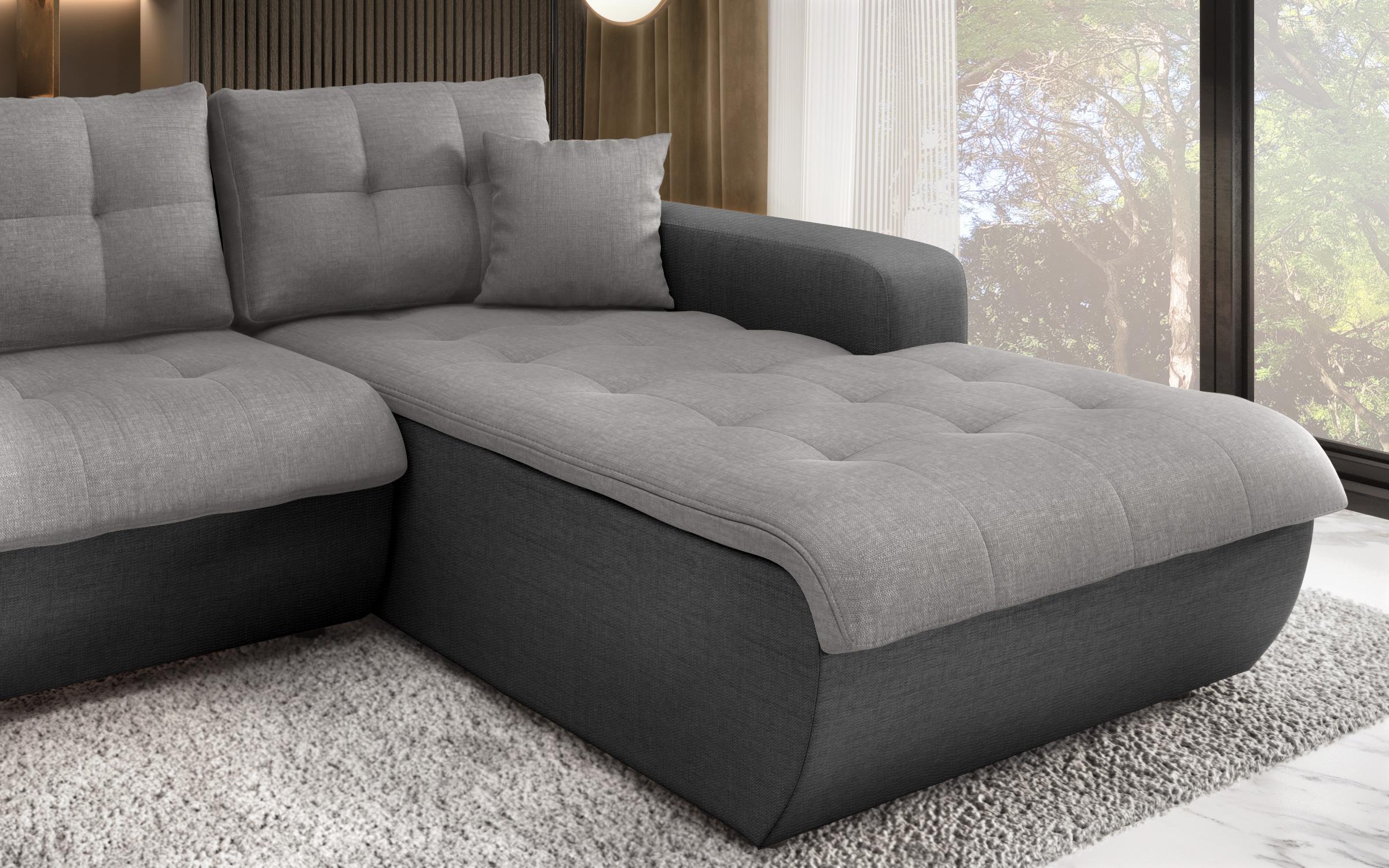 Coltar extensibil Darvin, gri deschis + gri inchis  9