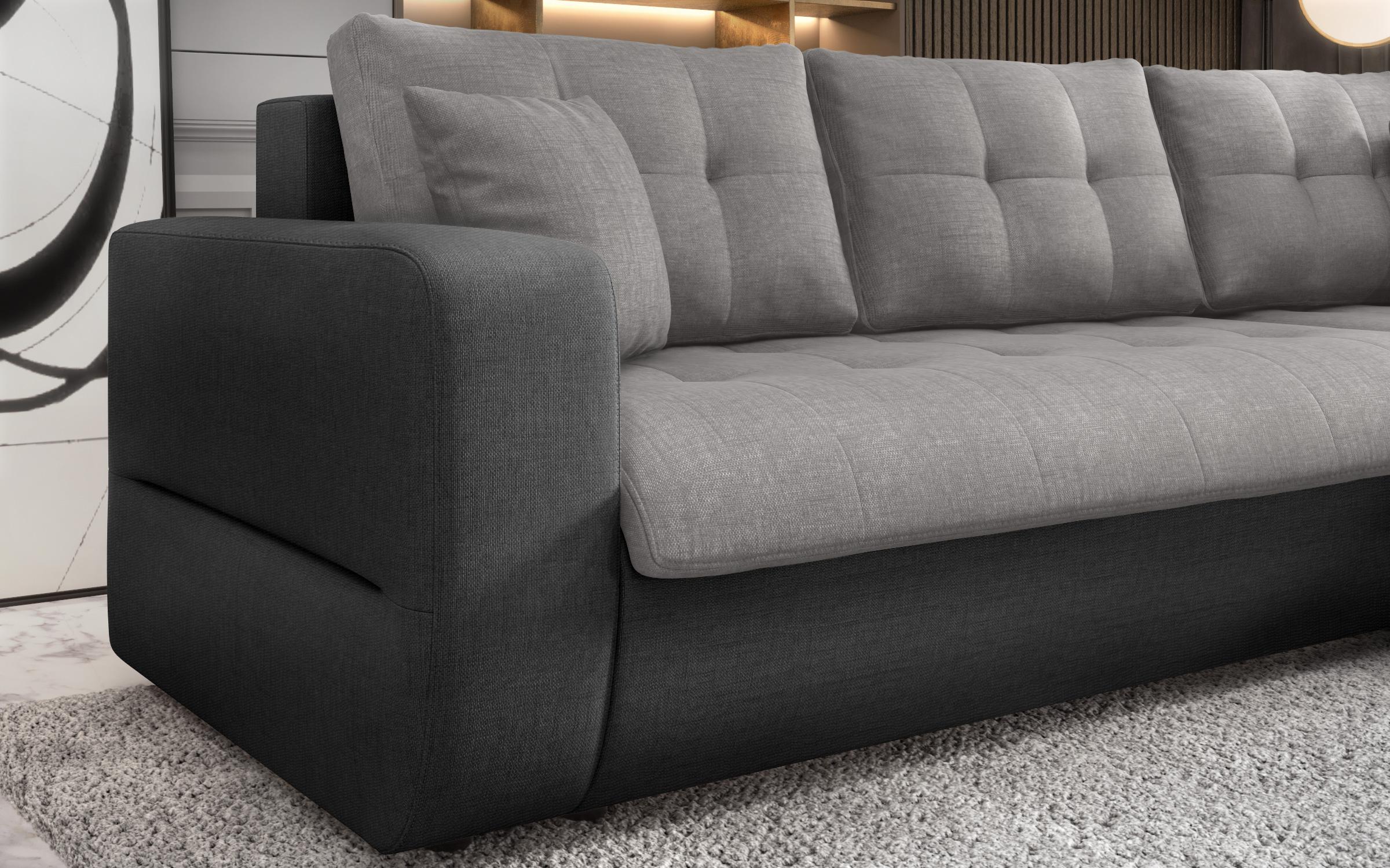 Coltar extensibil Darvin, gri deschis + gri inchis  10