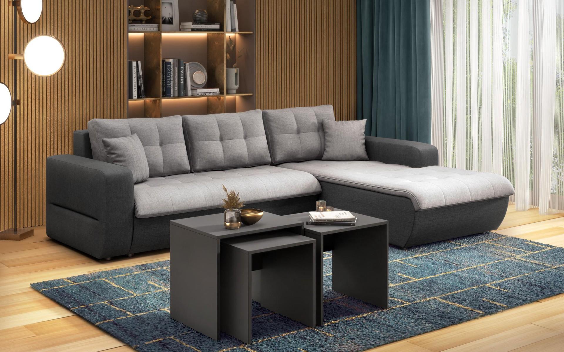 Coltar extensibil Darvin, gri deschis + gri inchis  3
