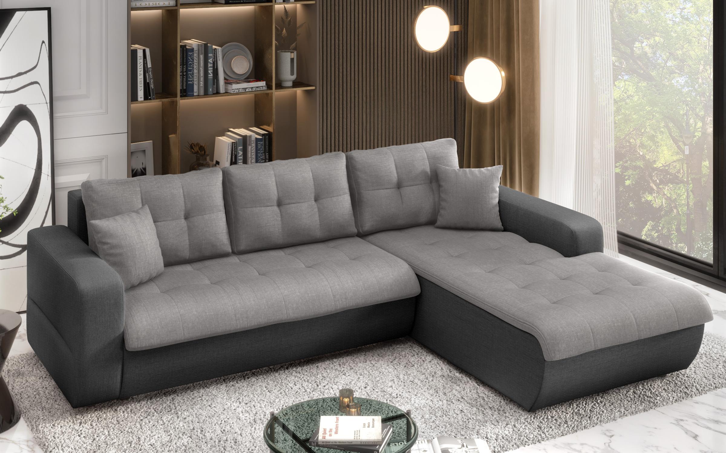 Coltar extensibil Darvin, gri deschis + gri inchis  6