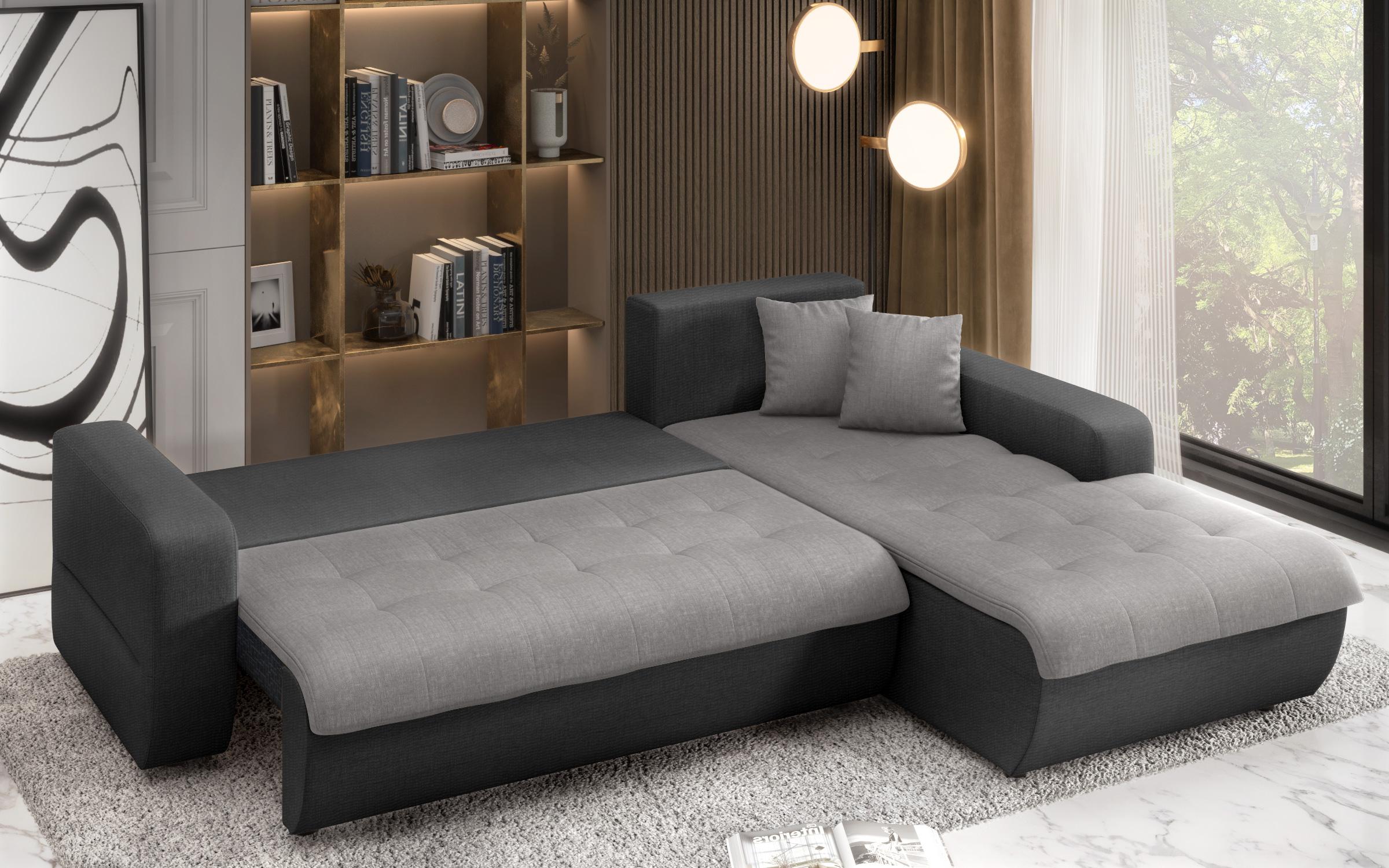 Coltar extensibil Darvin, gri deschis + gri inchis  8