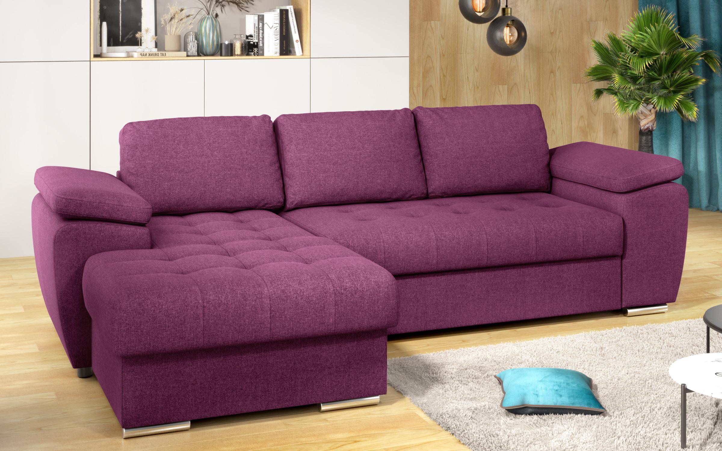 Coltar extensibil Valencia Pocket, lila  4