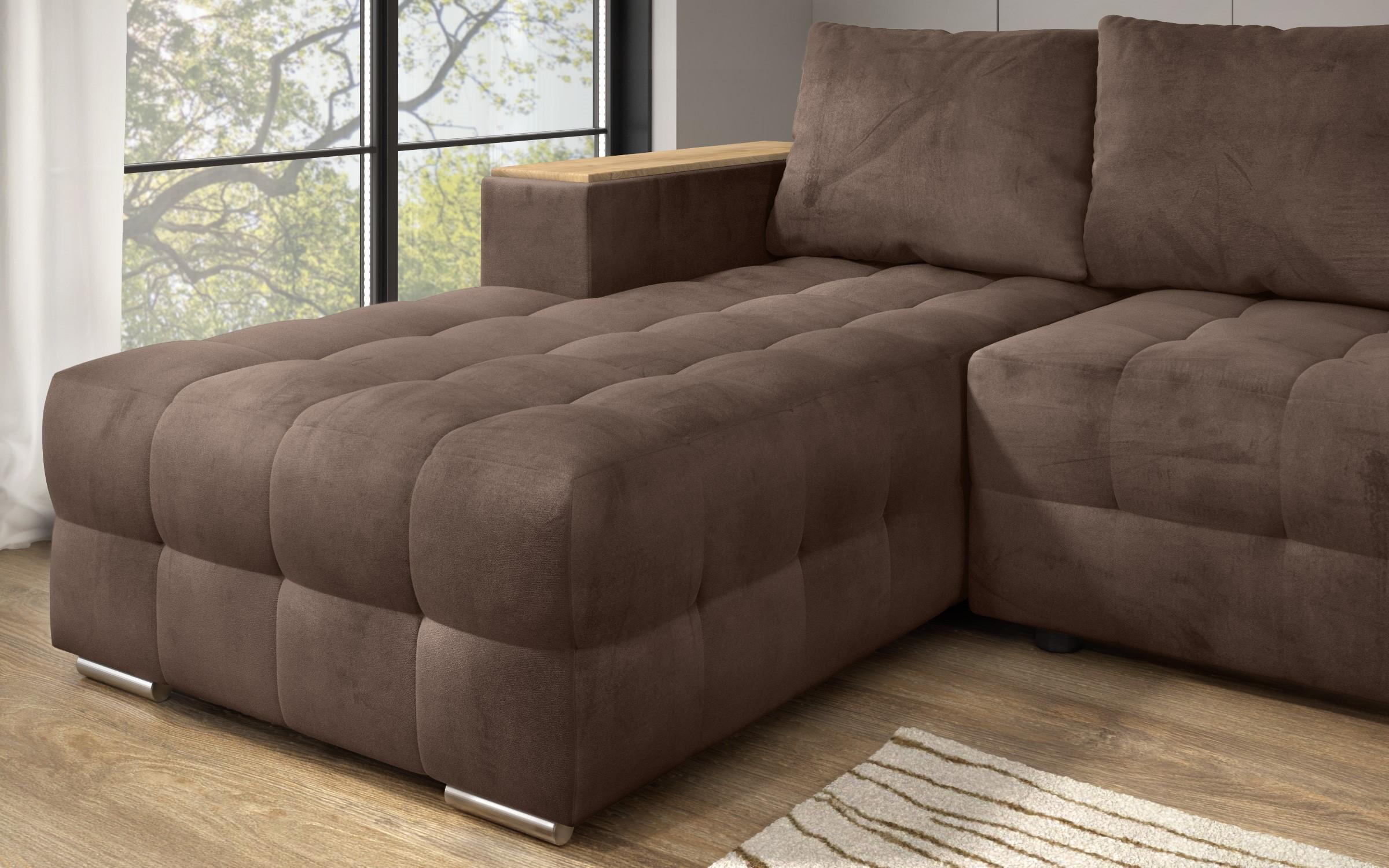 Coltar extensibil cu brat etajera Napoli, maro  8