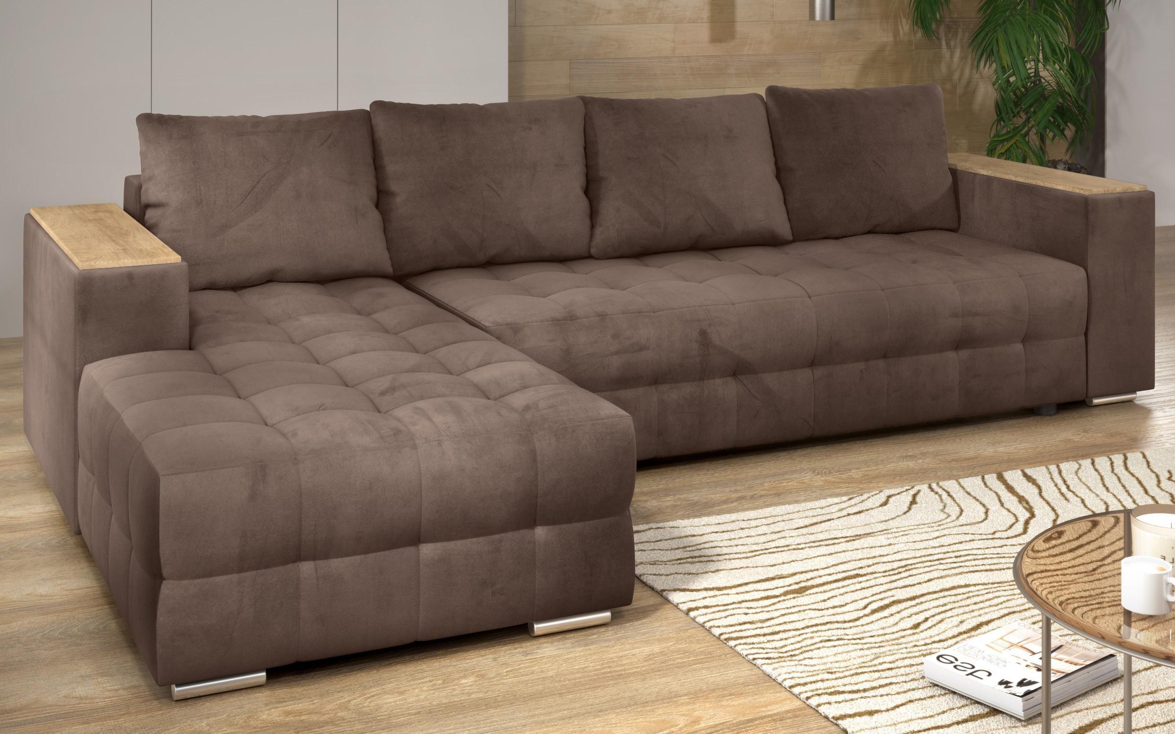 Coltar extensibil cu brat etajera Napoli, maro  5