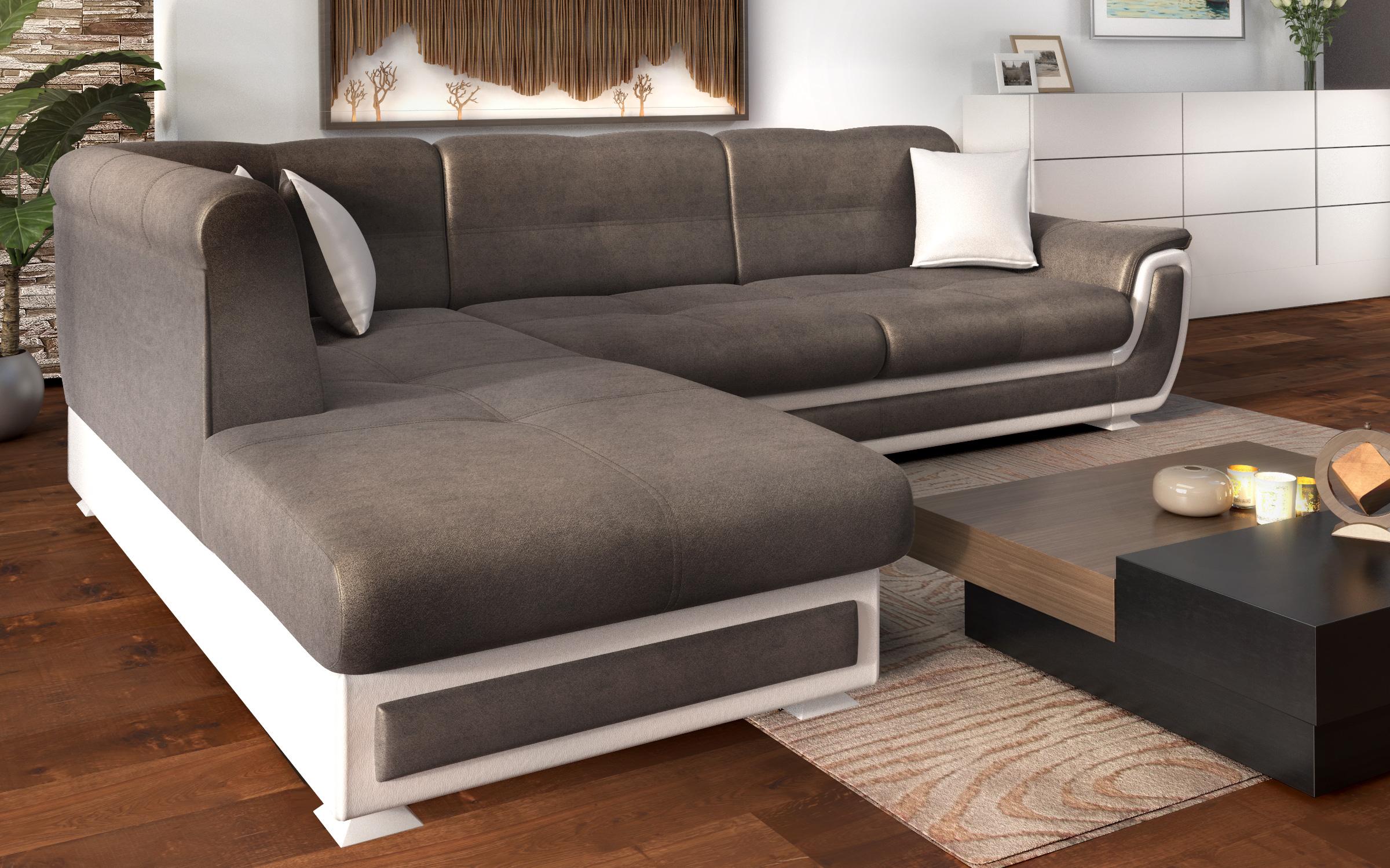 Coltar extensibil + mecanism click- clack Princess II, maro inchis + piele alba  3