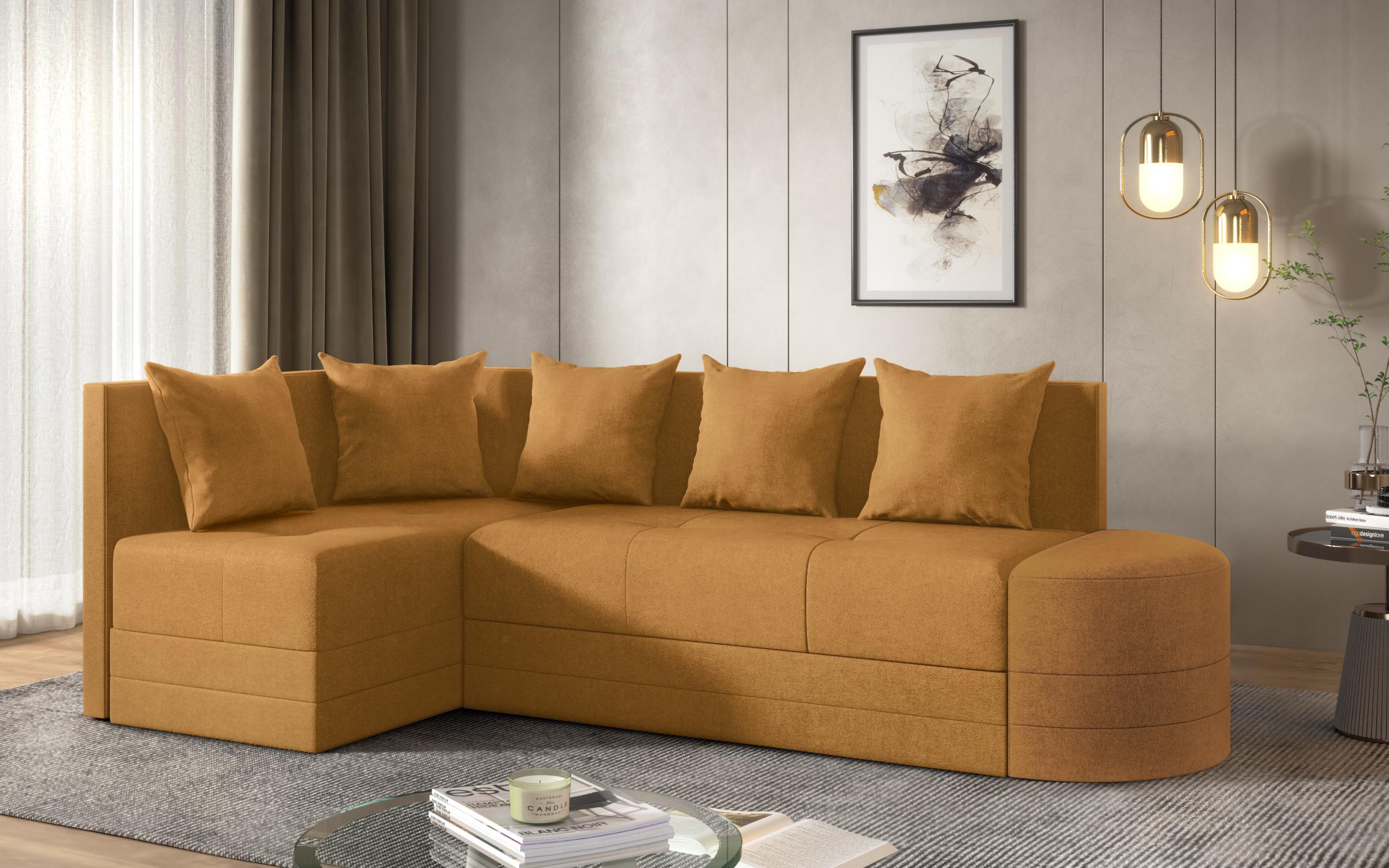 Coltar extensibil Reilly, galben  3