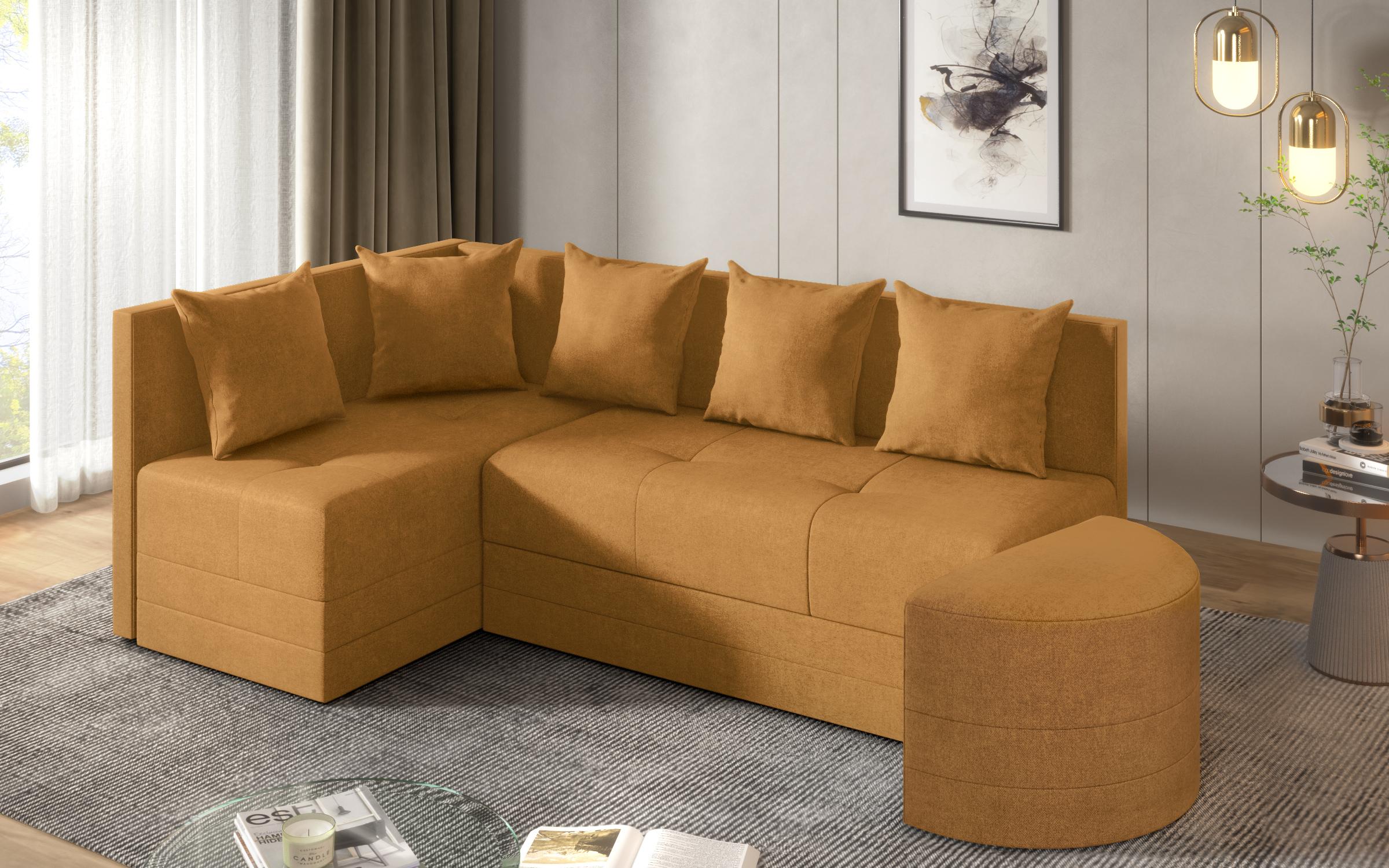 Coltar extensibil Reilly, galben  8