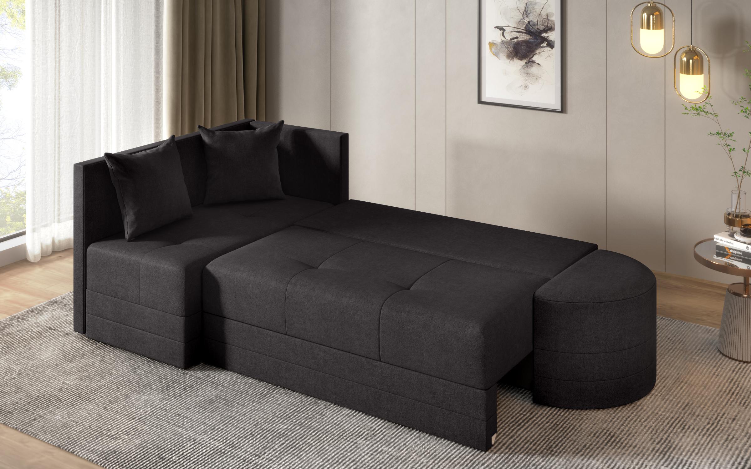 Coltar extensibil Reilly, negru  4