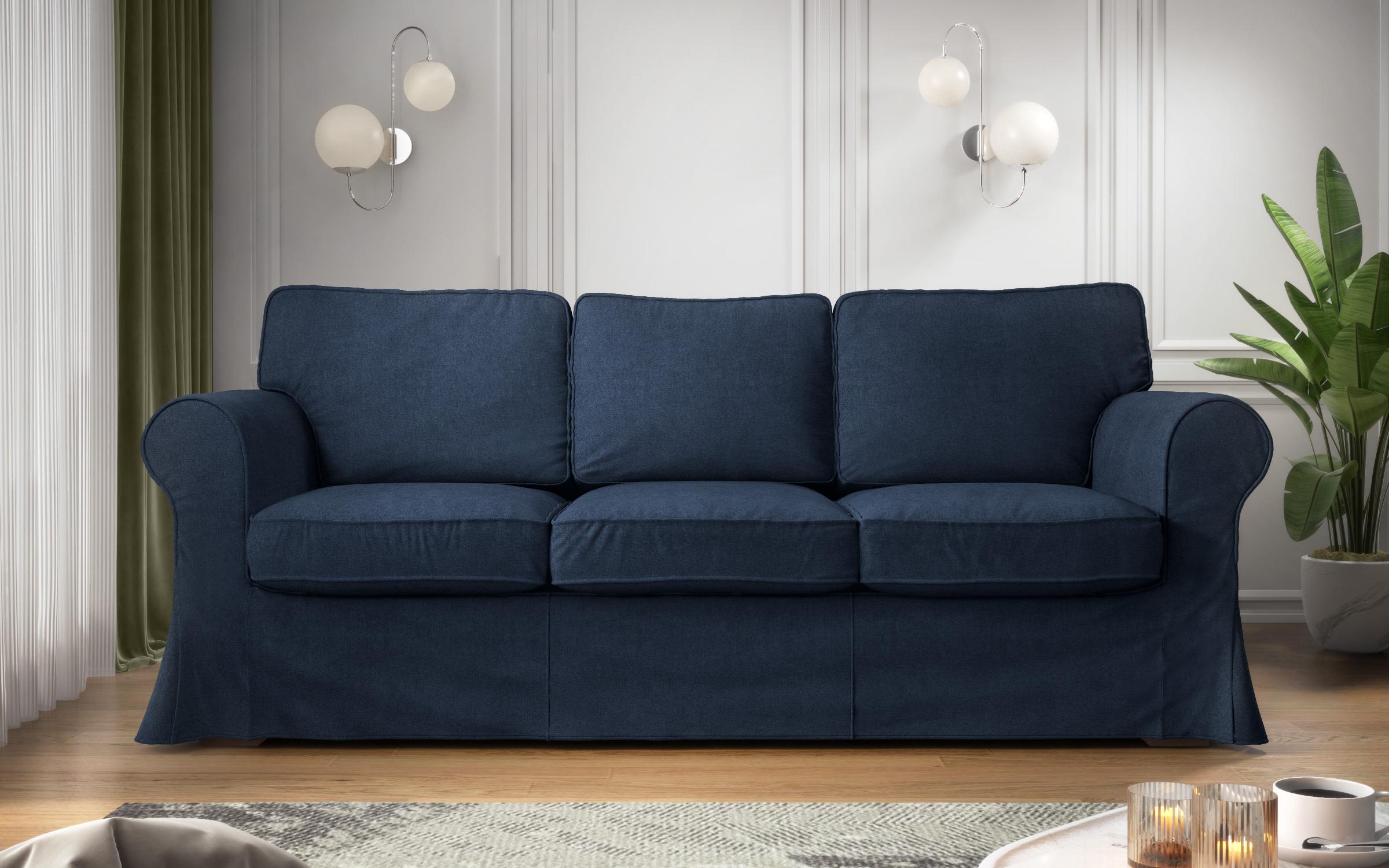 Canapea cu trei locuri Soho, albastru  1