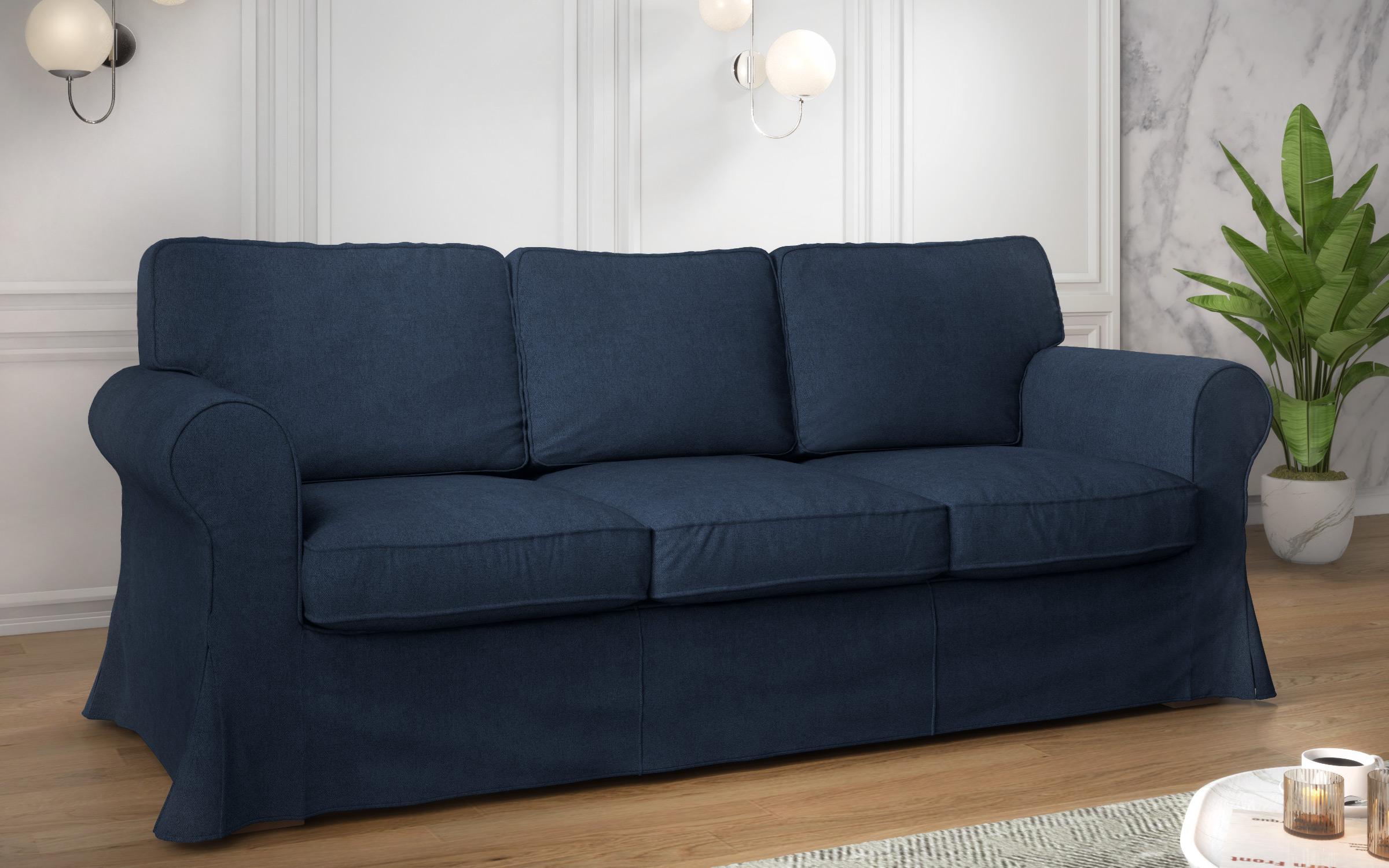 Canapea cu trei locuri Soho, albastru  2