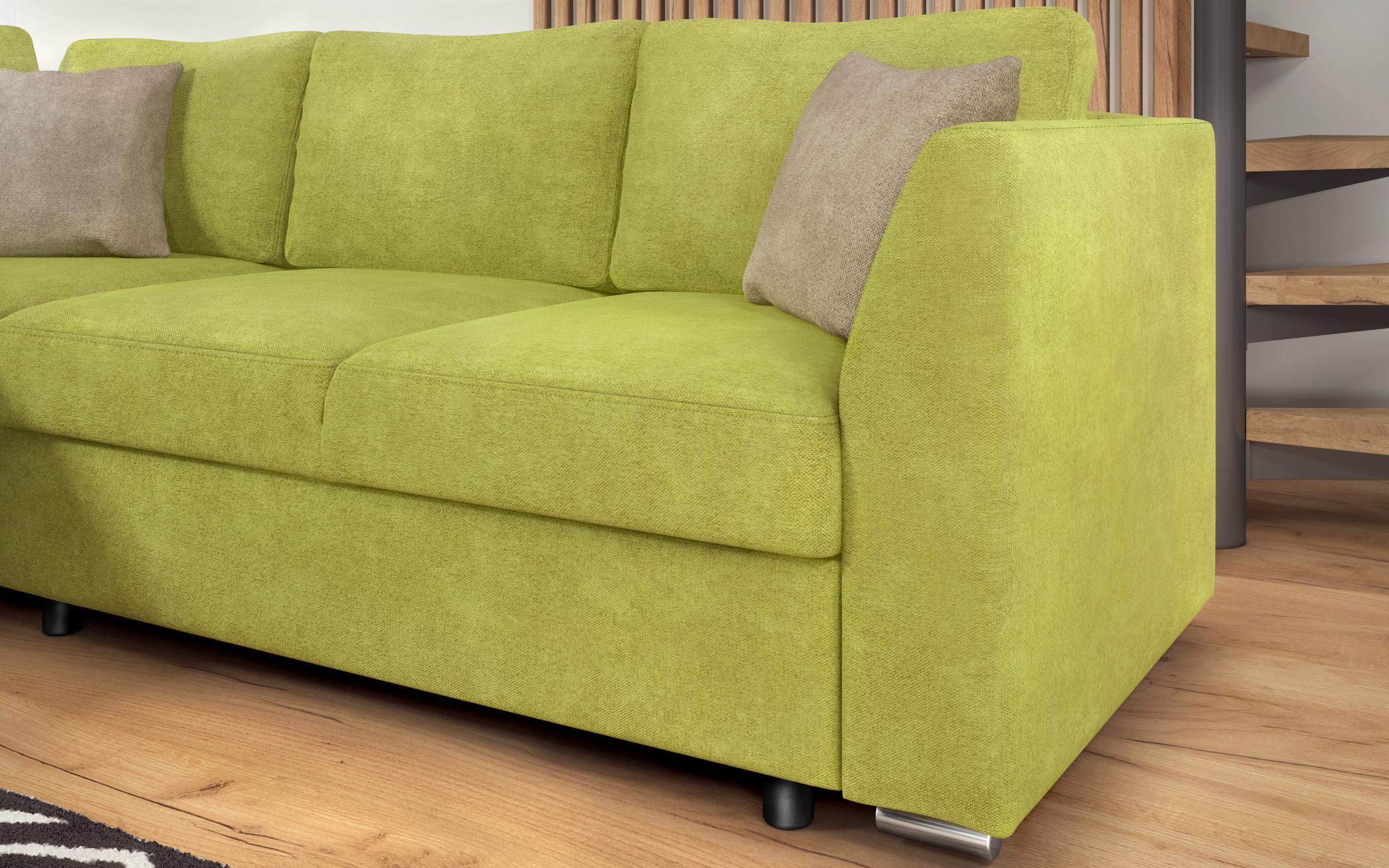 Coltar extensibil Toscana S, verde + maro deschis  9
