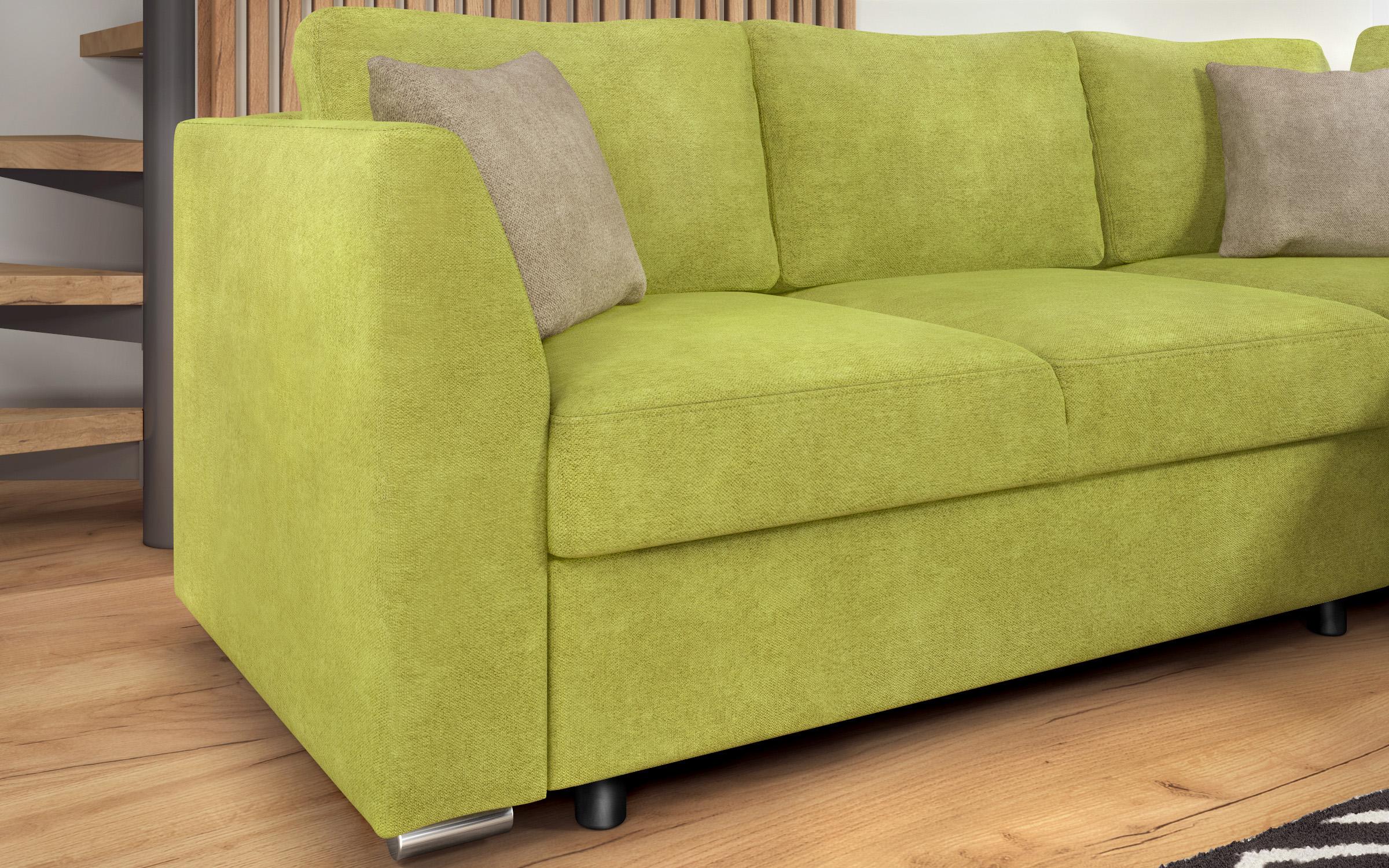 Coltar extensibil Toscana S, verde + maro deschis  8