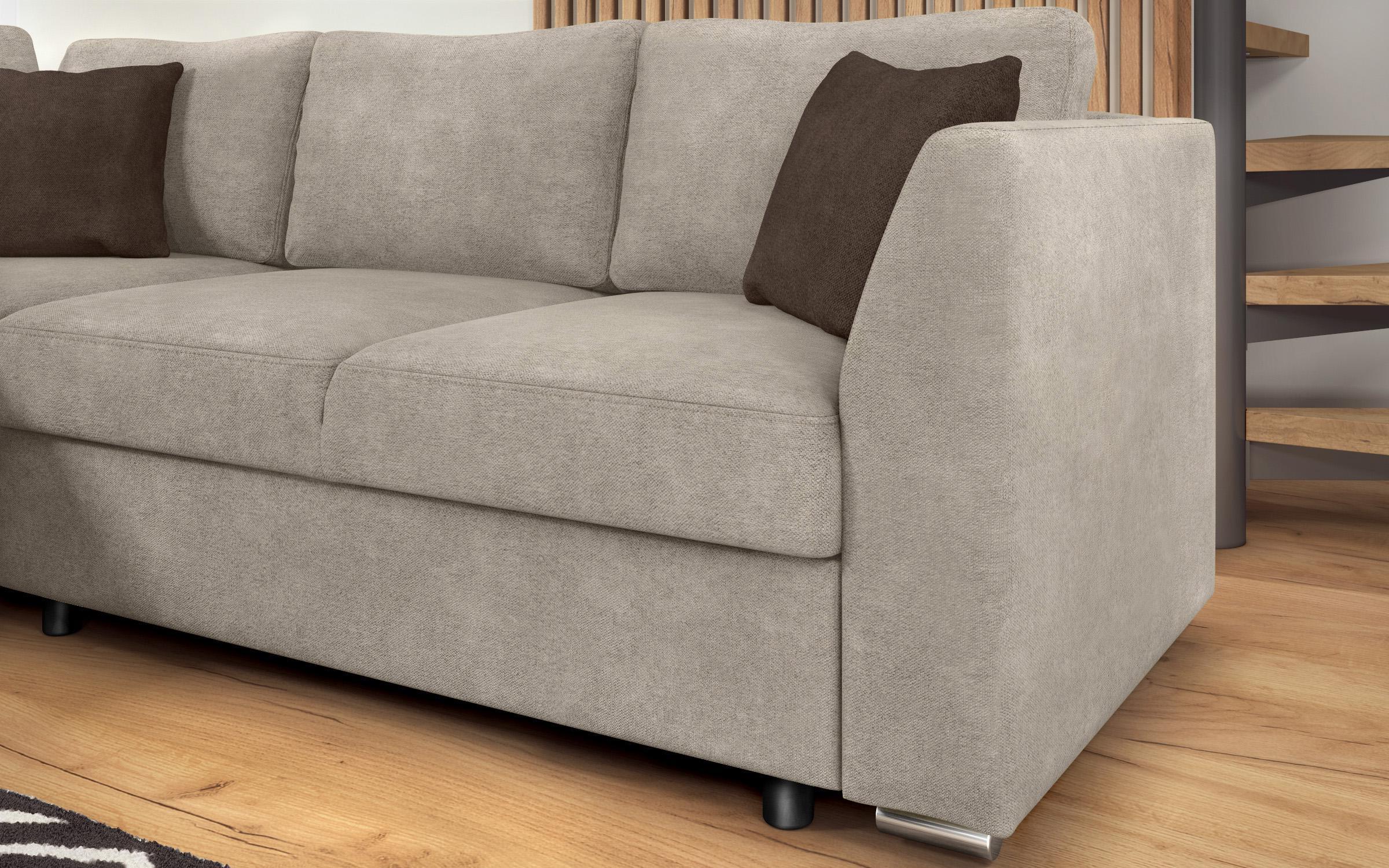 Coltar extensibil Toscana S, maro deschis + maro  6