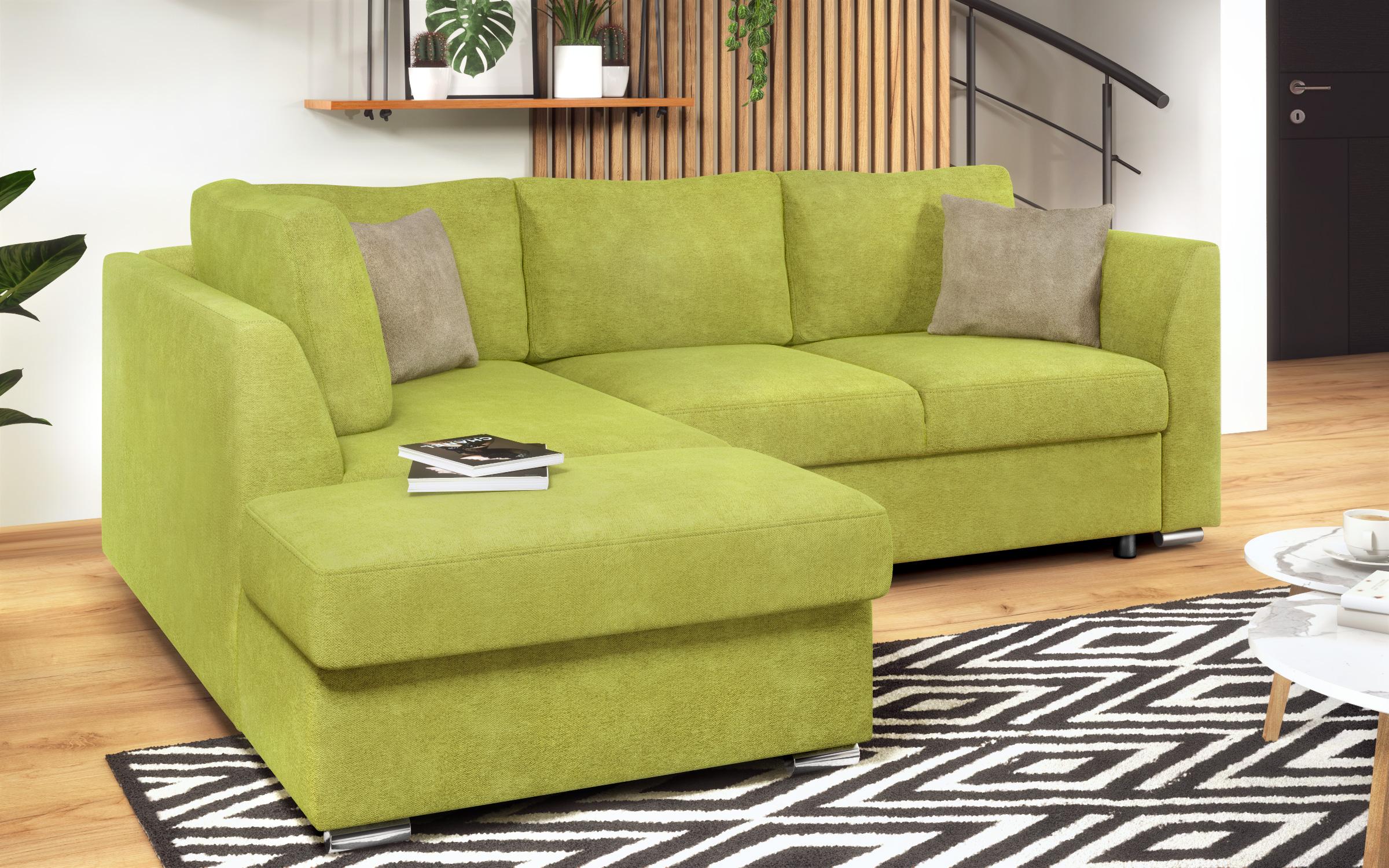 Coltar extensibil Toscana S, verde + maro deschis  6