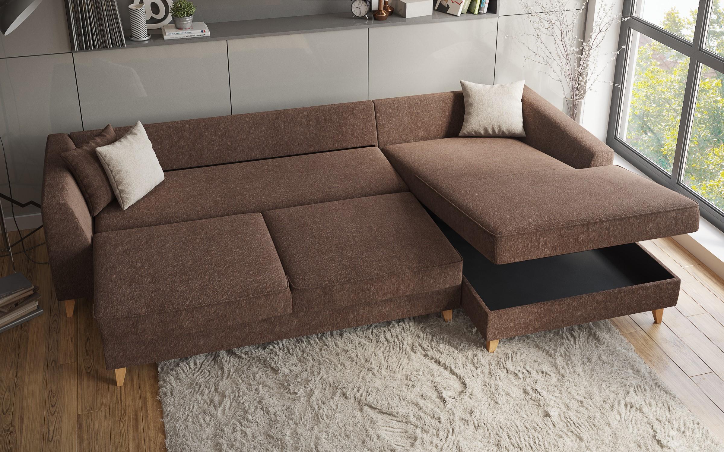 Coltar extensibil Bolonia, maro + bej  4