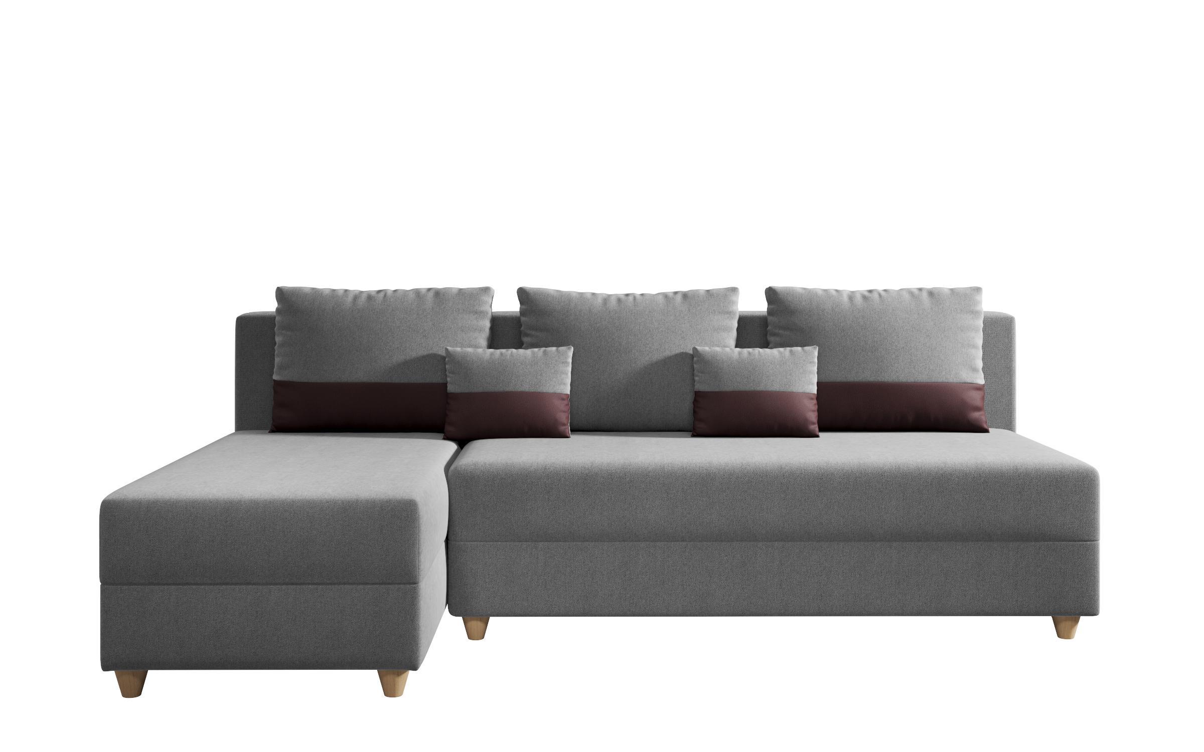 Coltar extensibil Dafini, gri + bordo  6