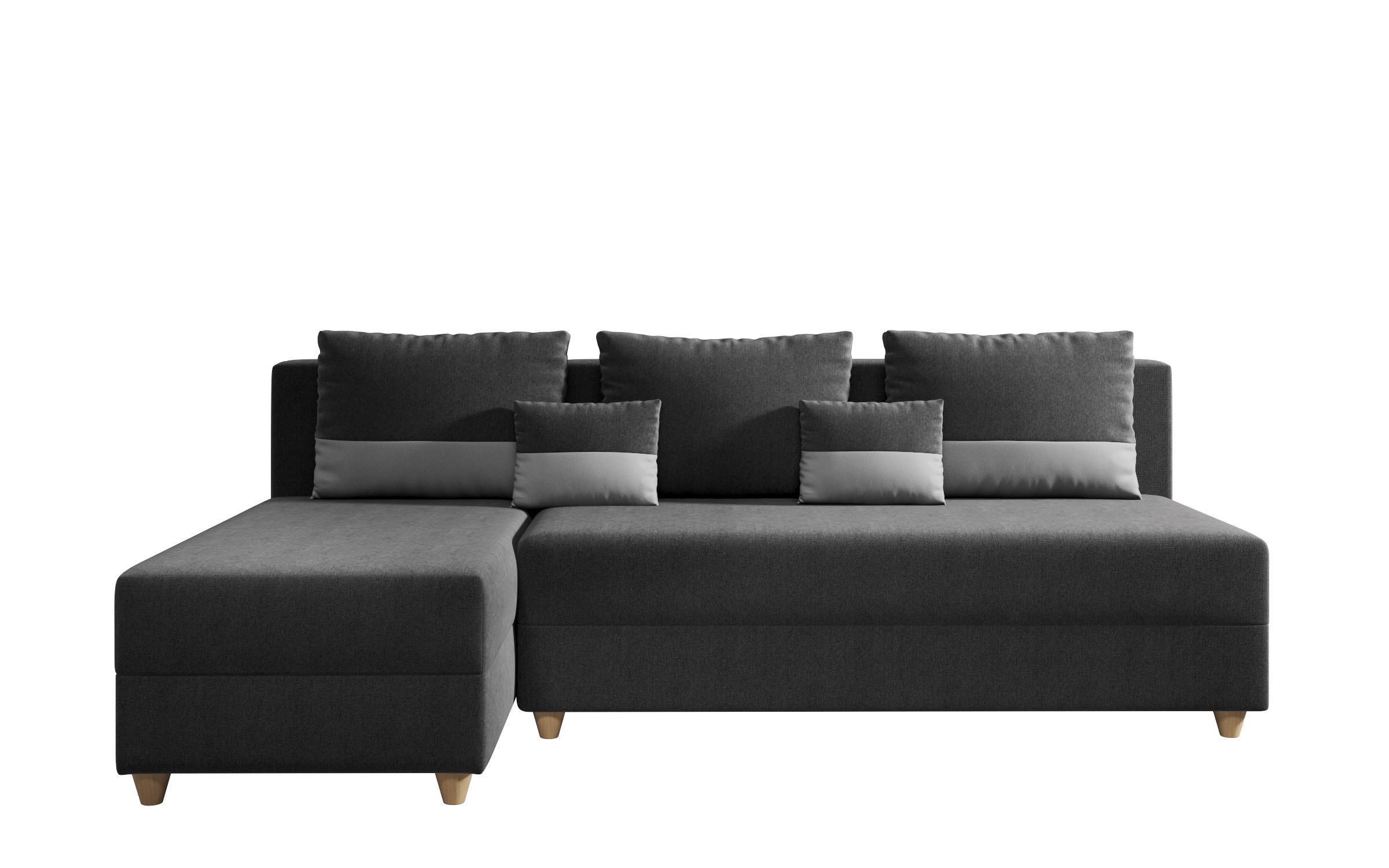 Coltar extensibil Dafini, gri inchis + gri deschis  6