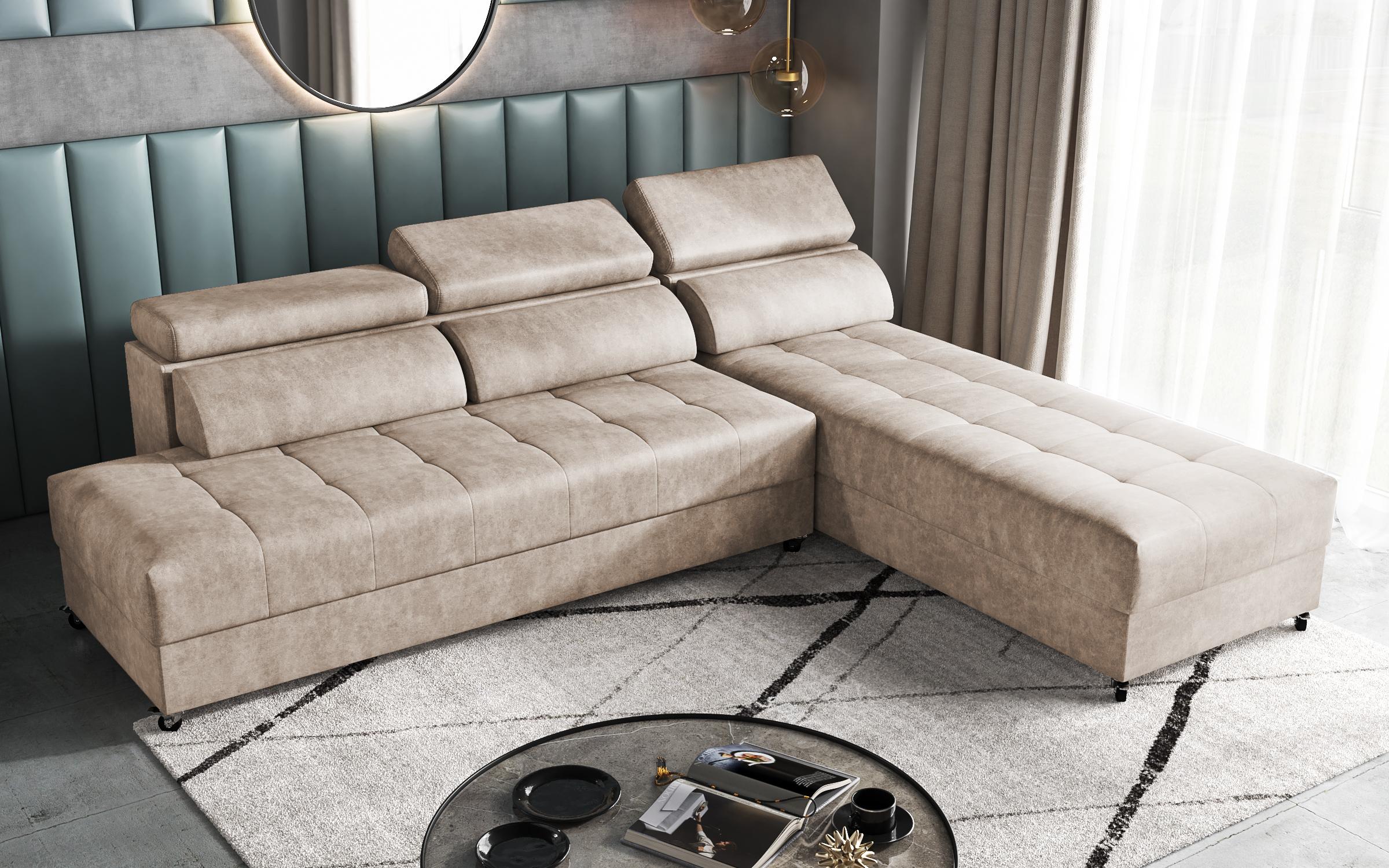 Coltar pentru living Galans Nova, bej  5