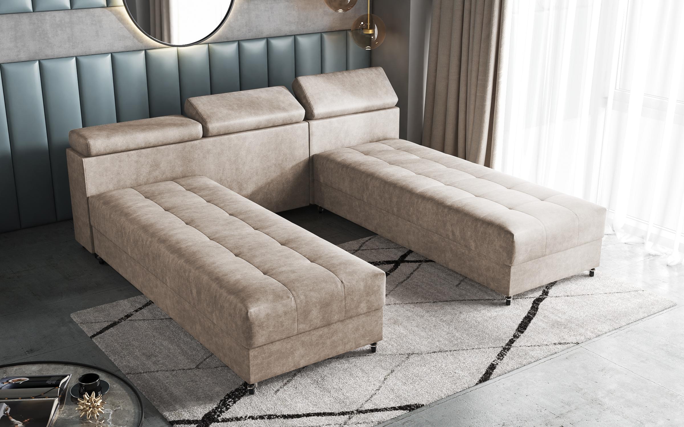 Coltar pentru living Galans Nova, bej  7