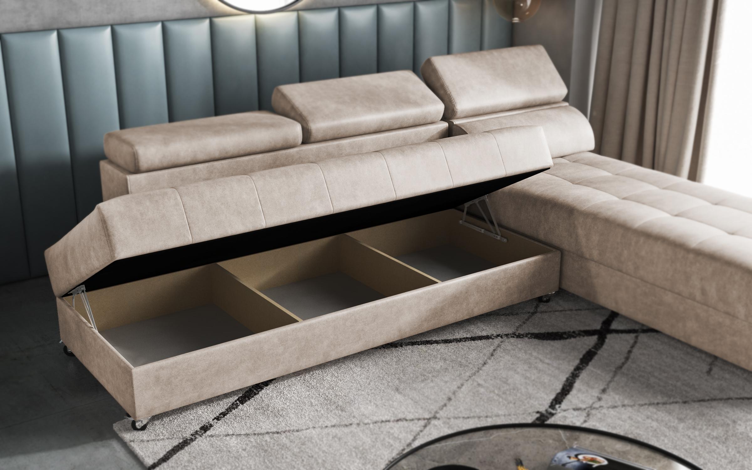 Coltar pentru living Galans Nova, bej  8