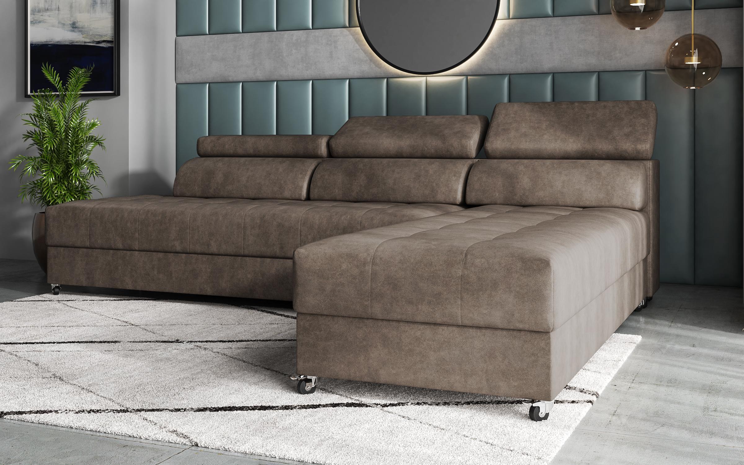 Coltar pentru living Galans Nova, maro  6
