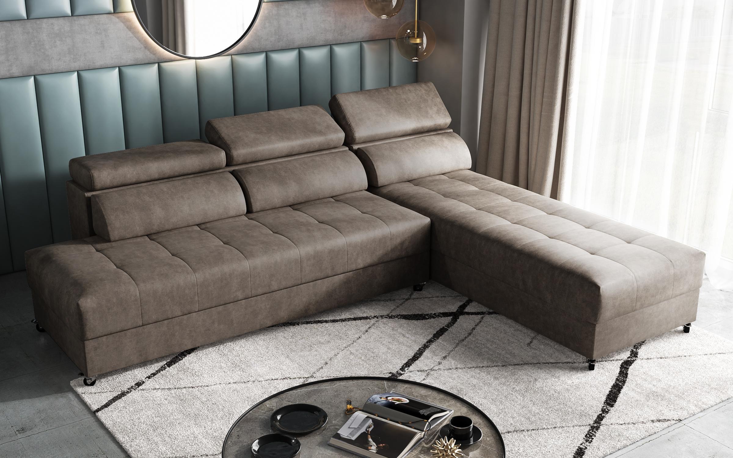 Coltar pentru living Galans Nova, maro  8