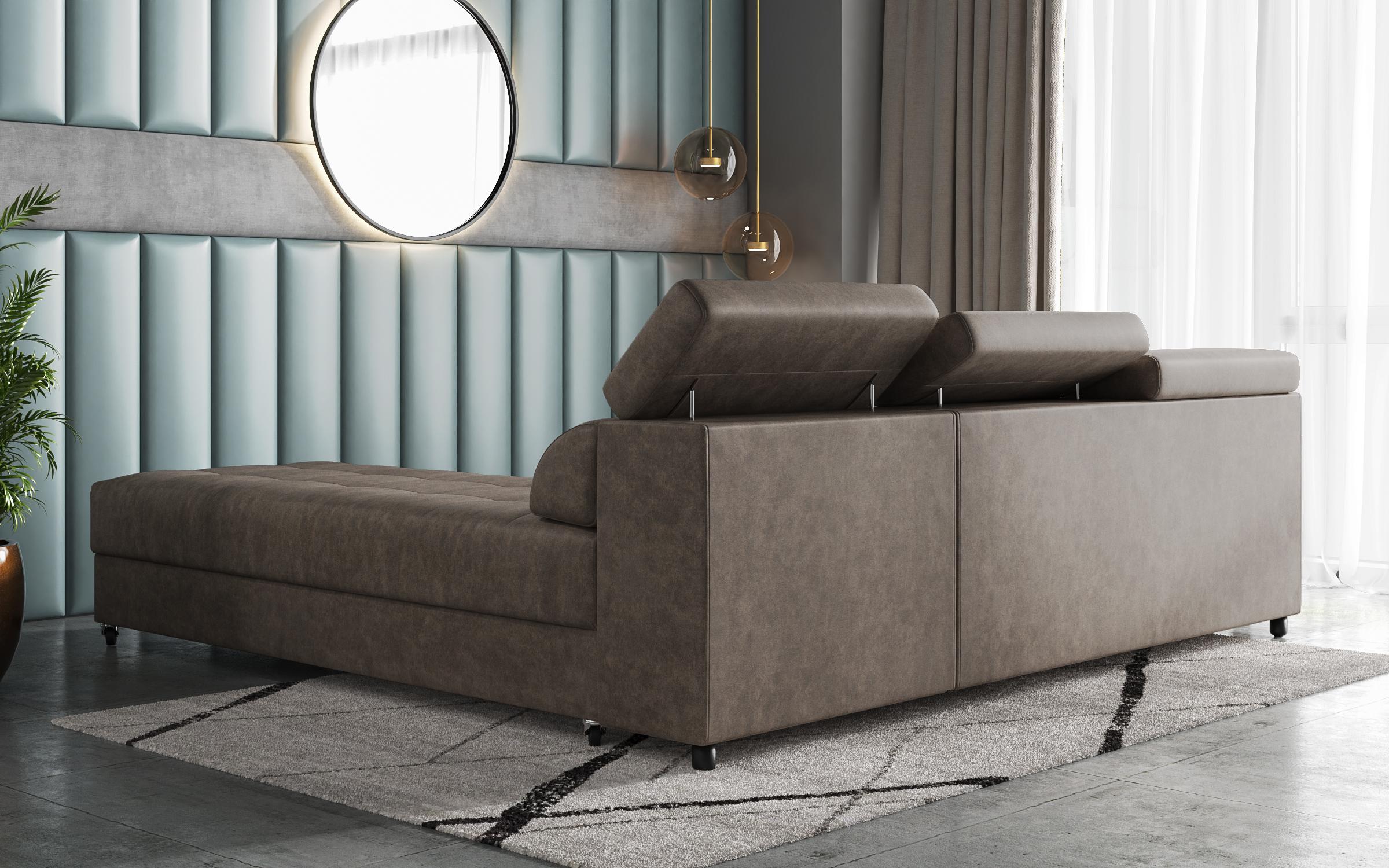 Coltar pentru living Galans Nova, maro  7