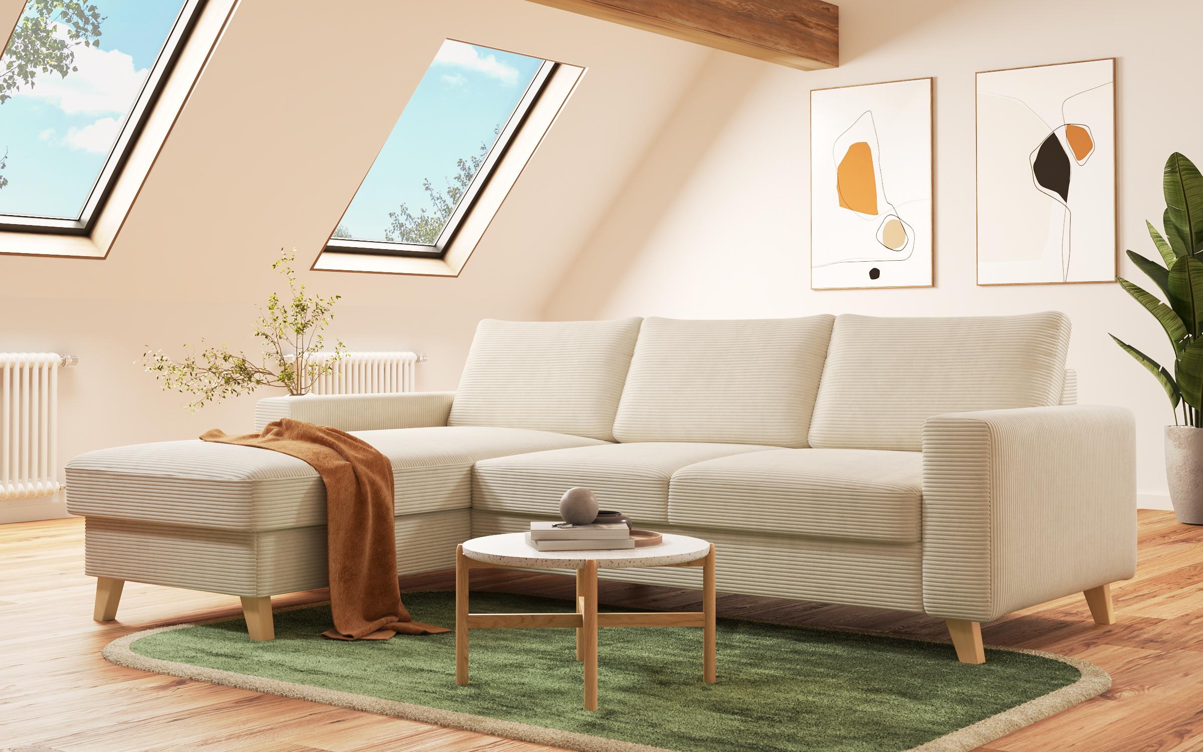 Coltar extensibil Marden, bej  3