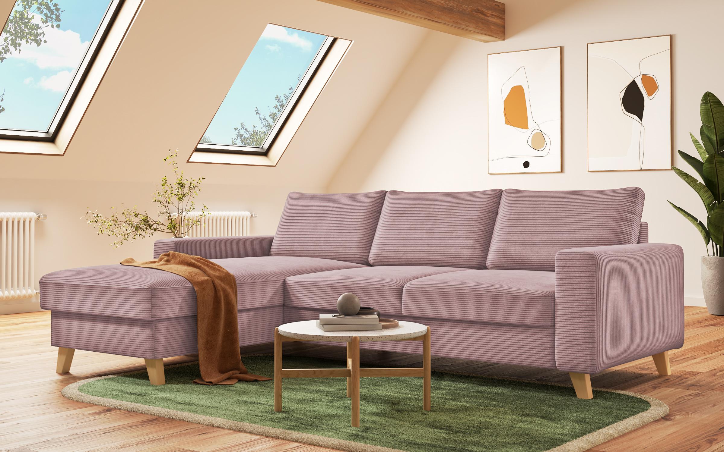 Coltar extensibil Marden, roz  9