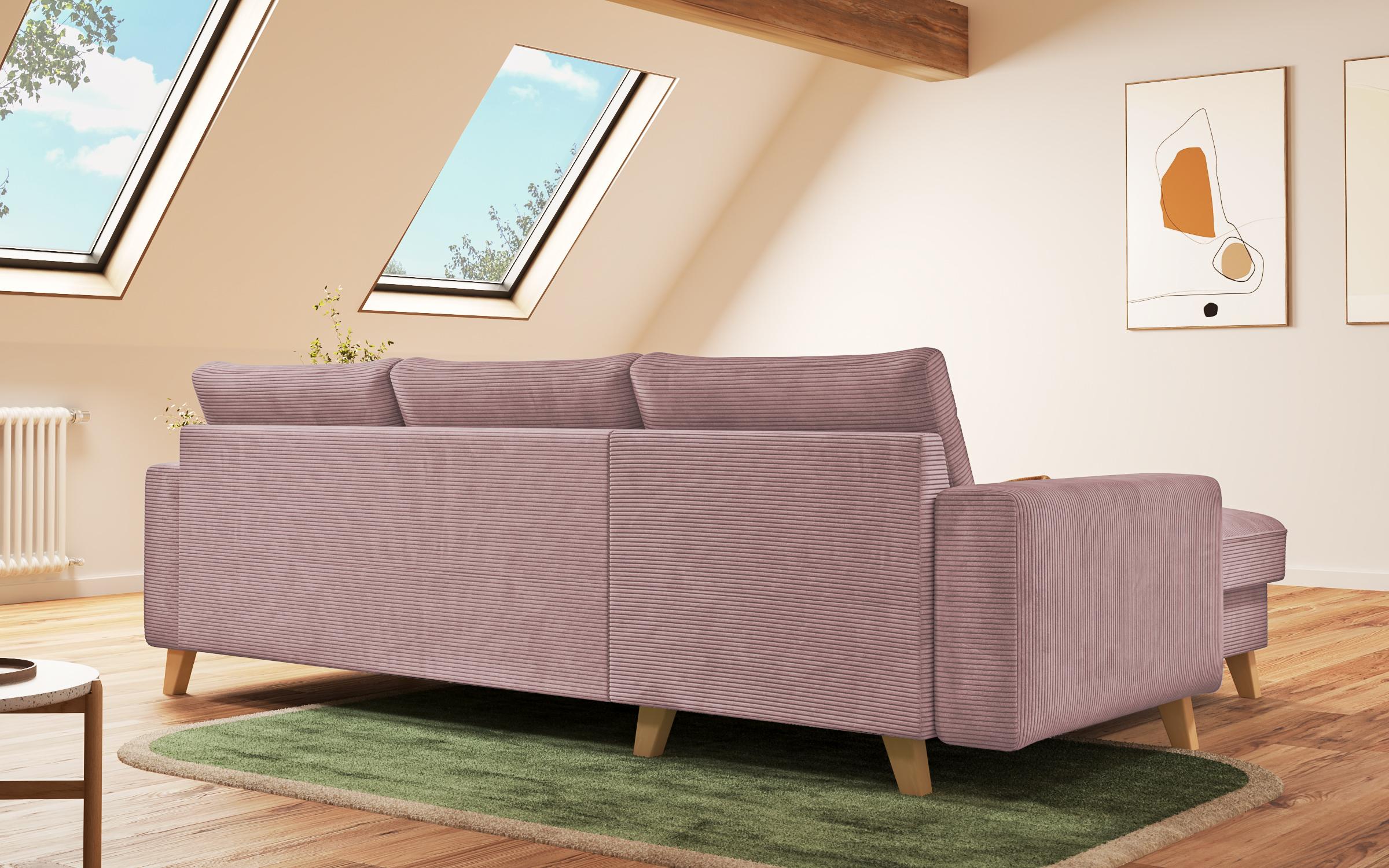 Coltar extensibil Marden, roz  6