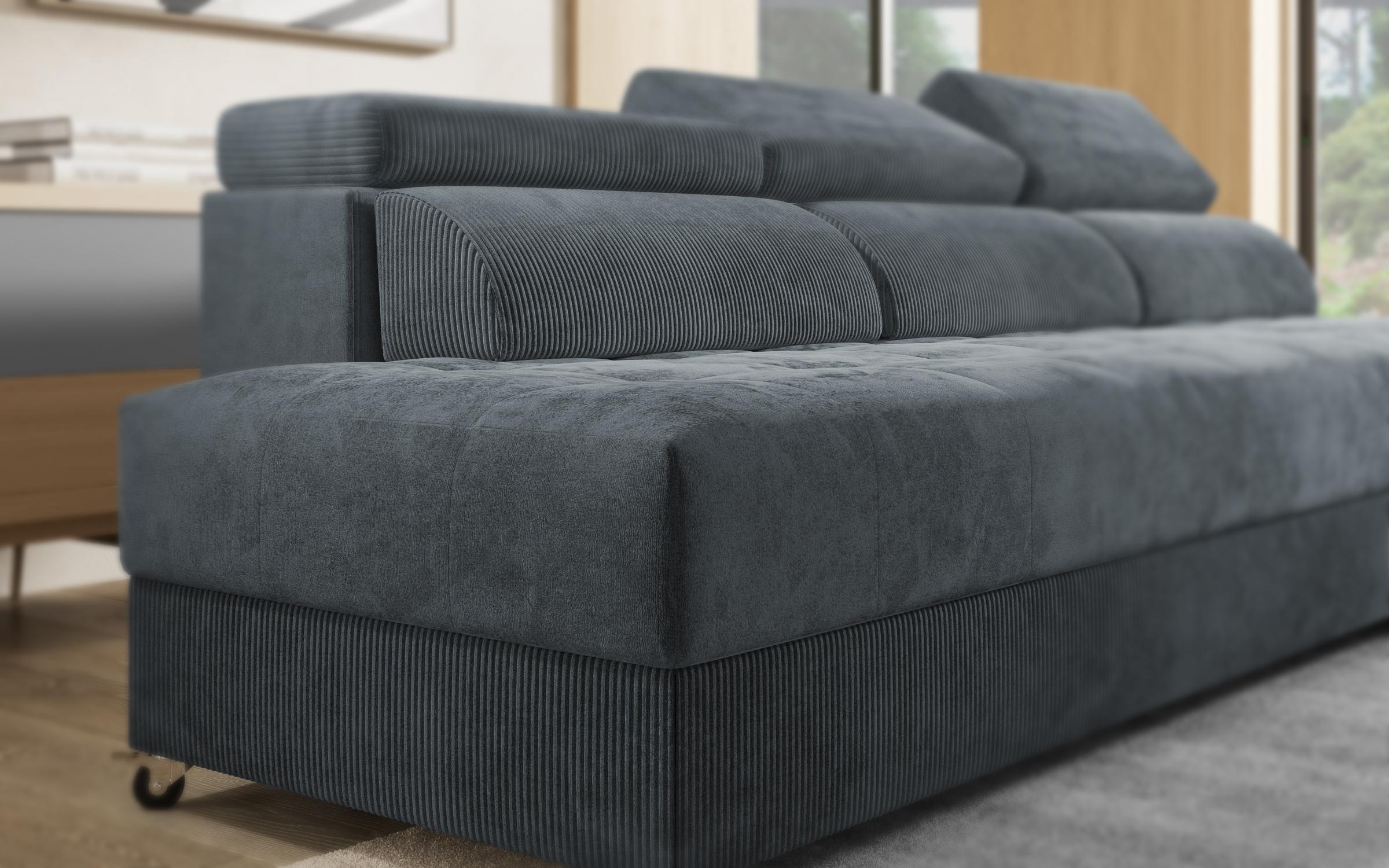 Coltar pentru living Galans Nova, gri  6