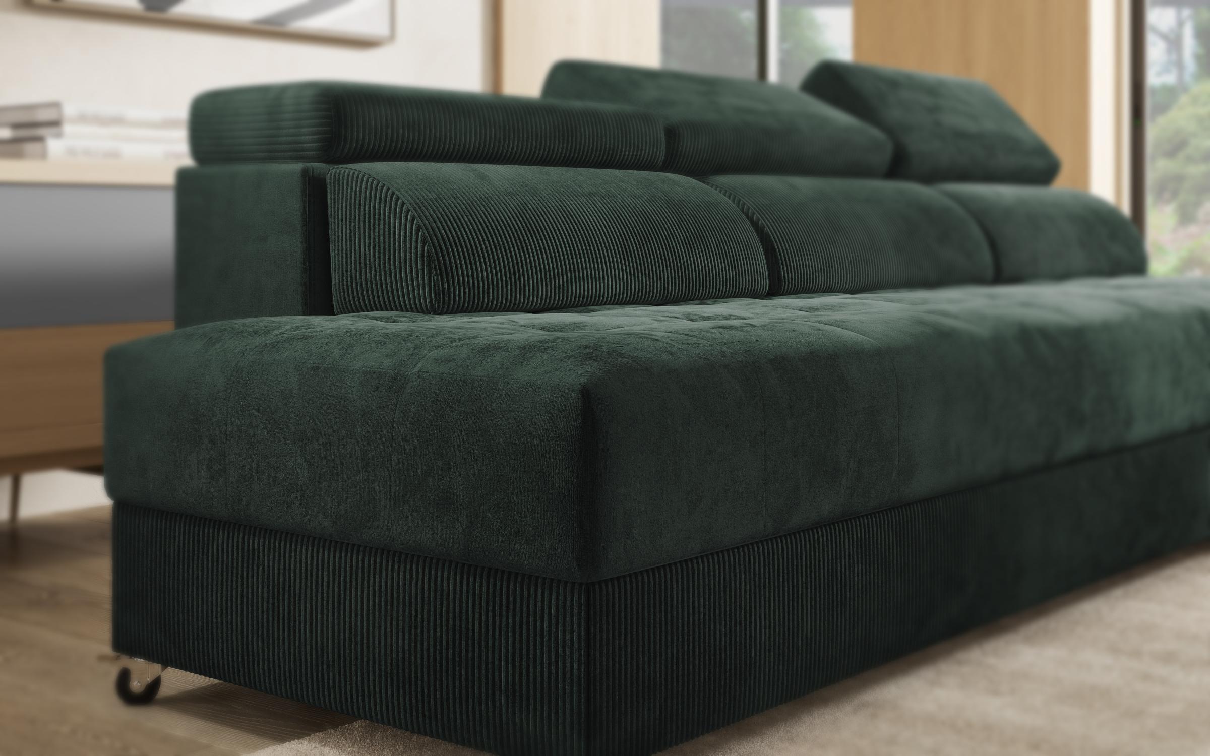 Coltar pentru living Galans Nova, verde  7