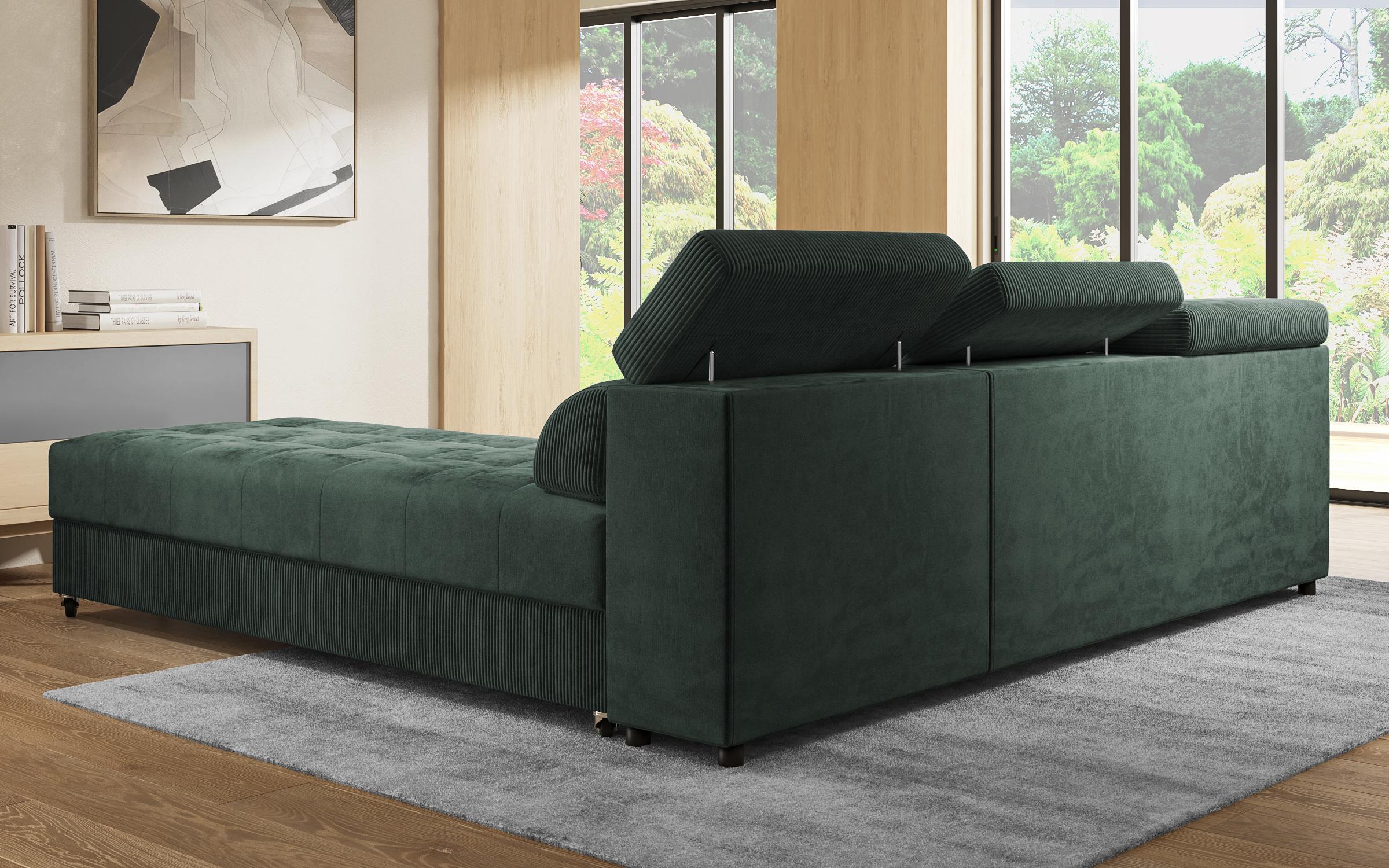 Coltar pentru living Galans Nova, verde  8