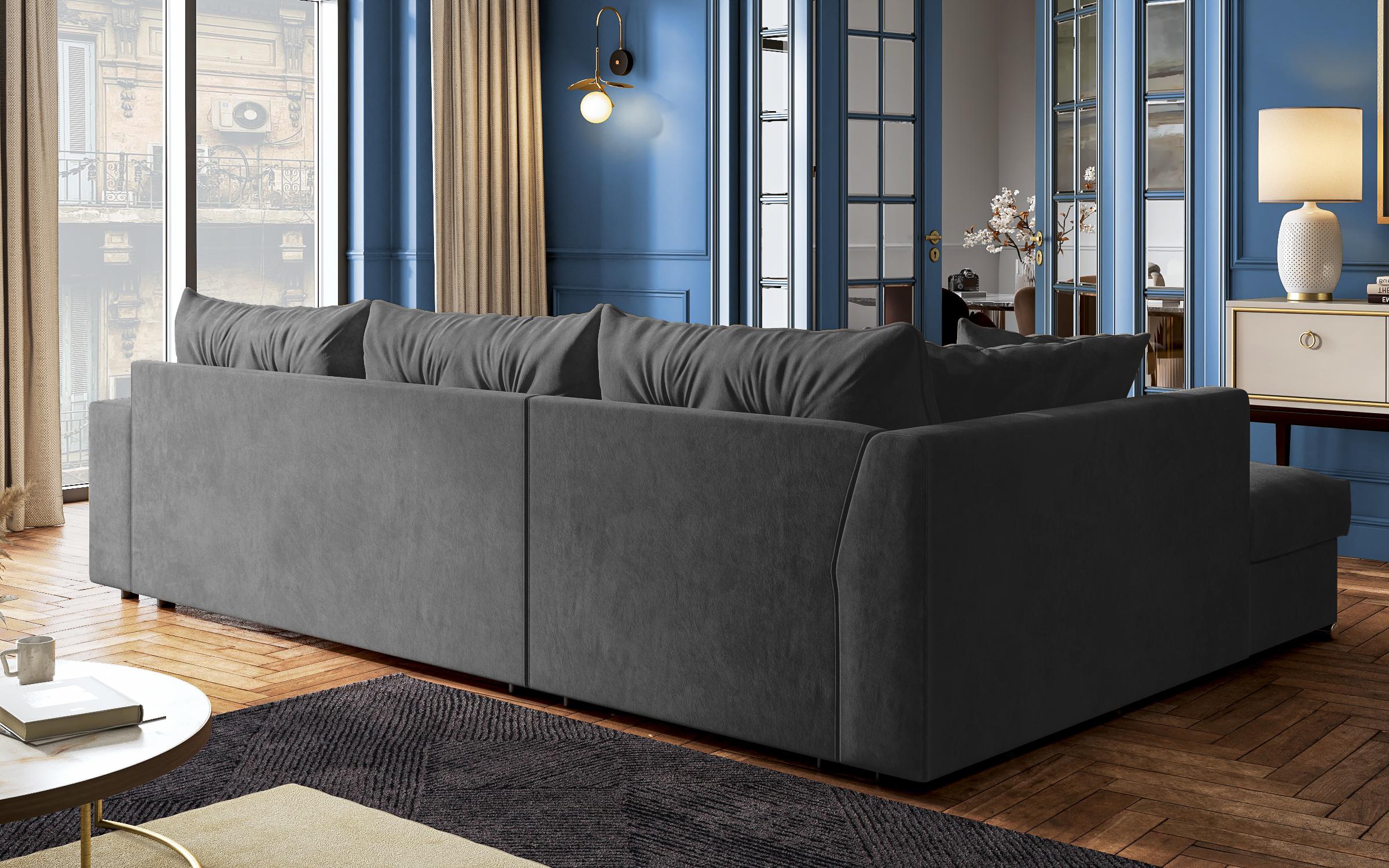 Coltar extensibil Roma, gri inchis  7