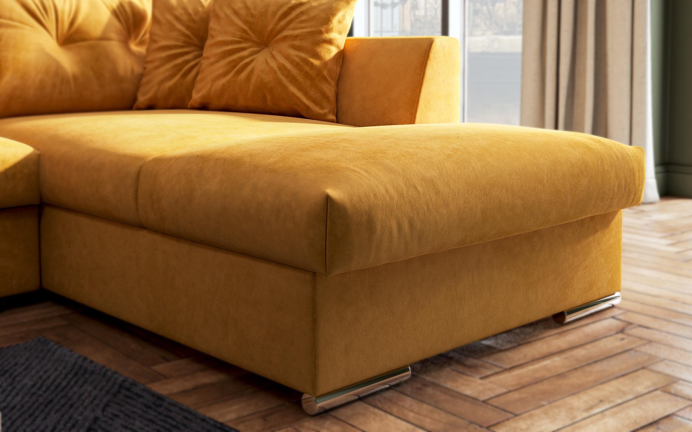 Coltar extensibil Roma, galben  8