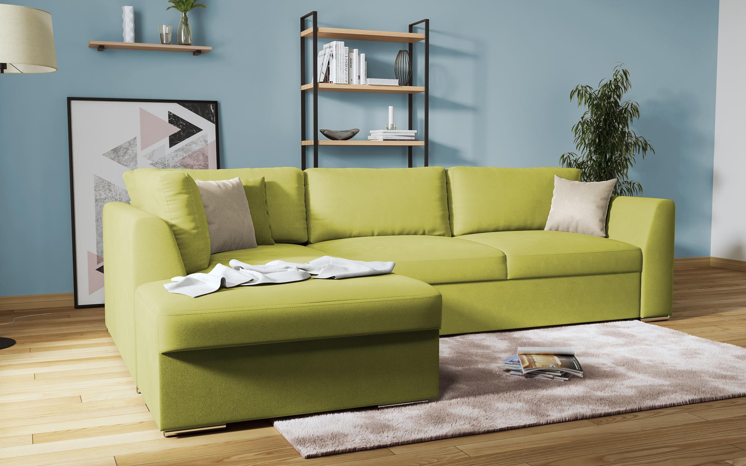 Coltar extensibil Toscana, verde + maro deschis  5