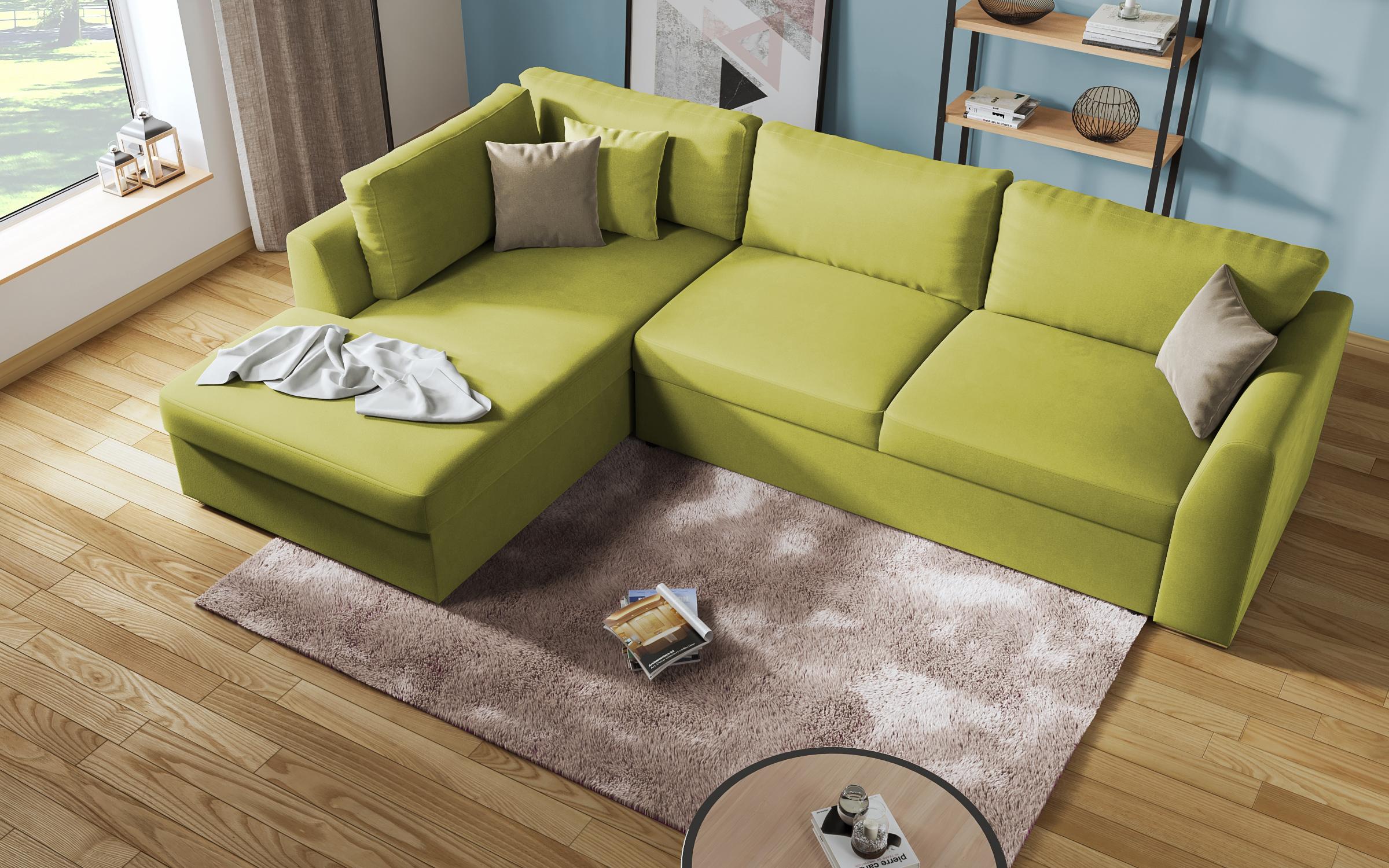 Coltar extensibil Toscana, verde + maro deschis  7