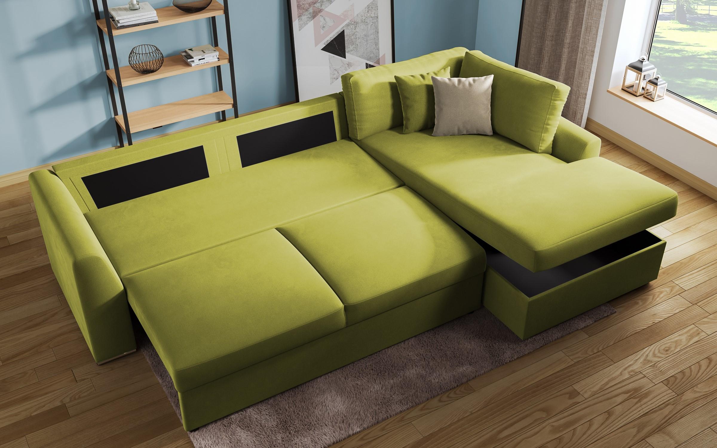 Coltar extensibil Toscana, verde + maro deschis  9