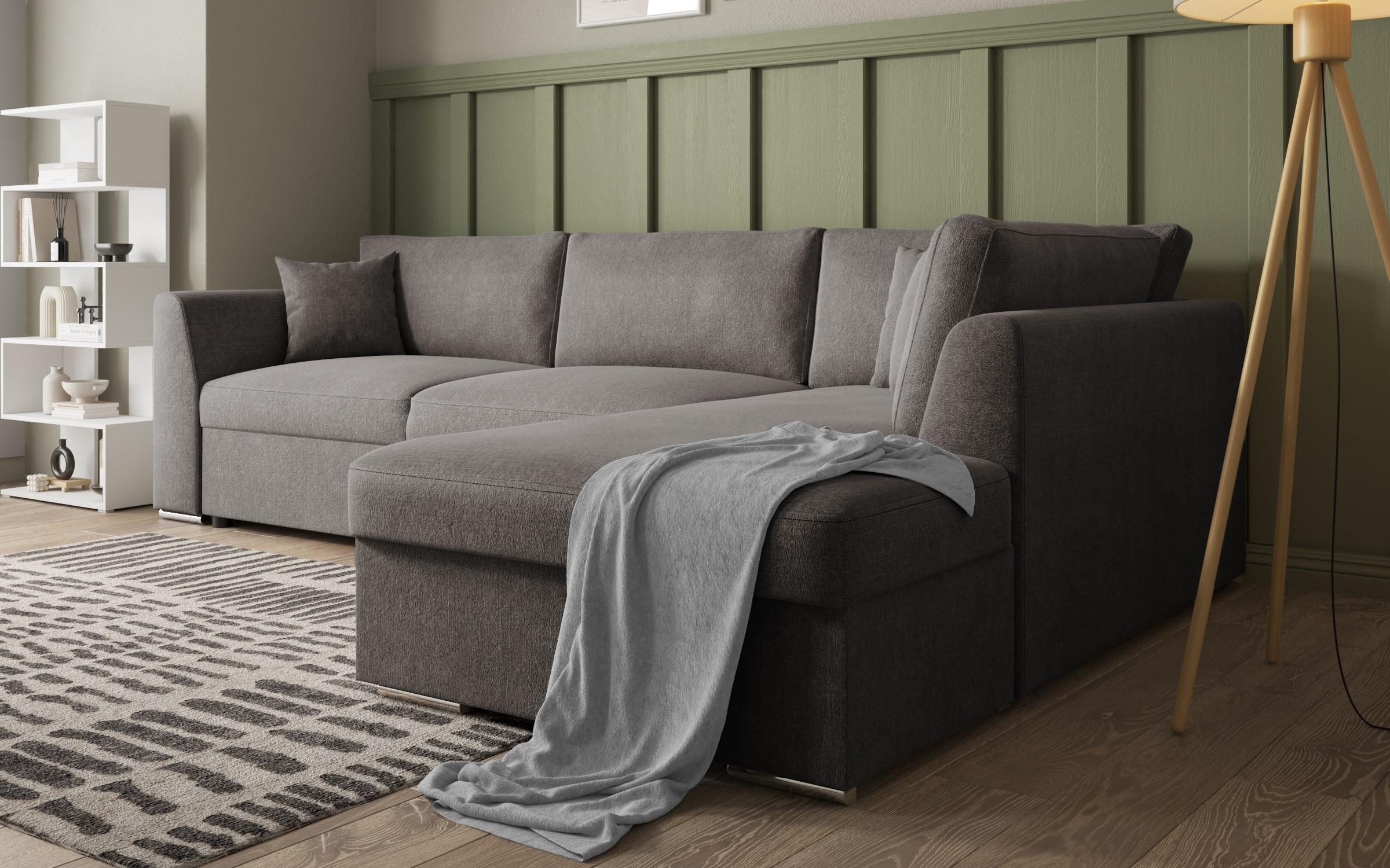 Coltar extensibil Toscana Supreme, gri-maroniu  4
