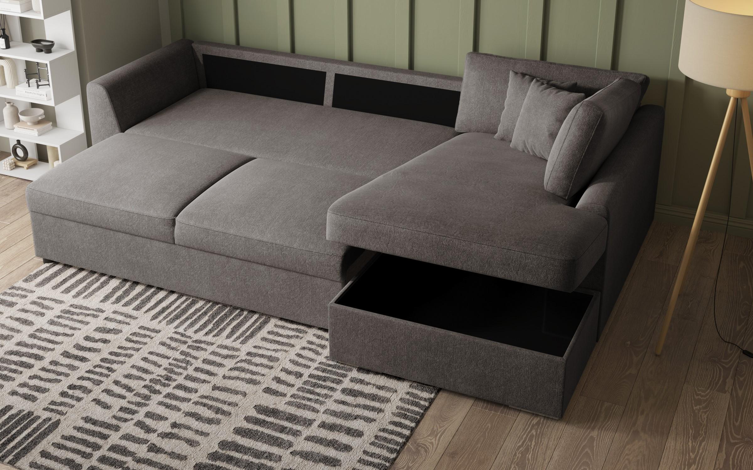 Coltar extensibil Toscana Supreme, gri-maroniu  8