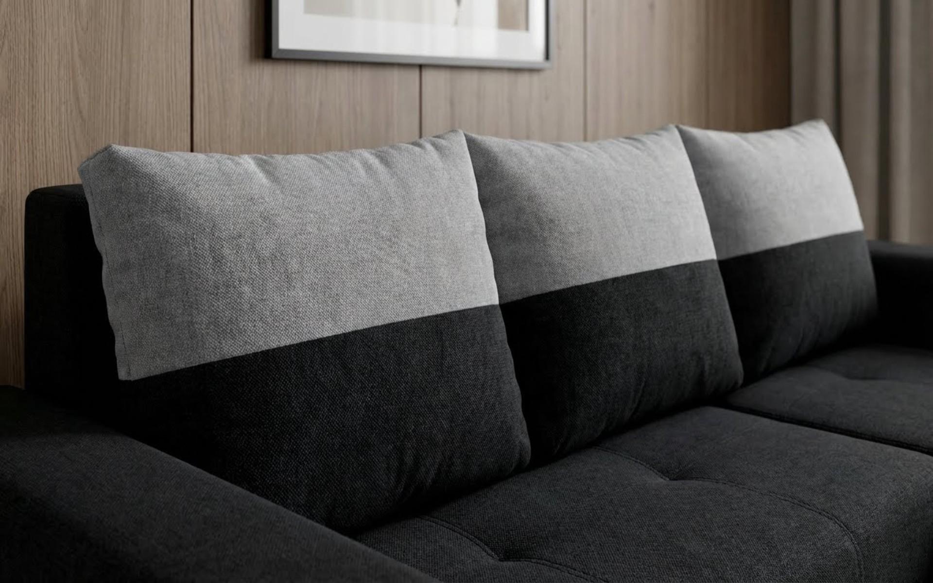 Coltar extensibil Grand, grafit + gri  8