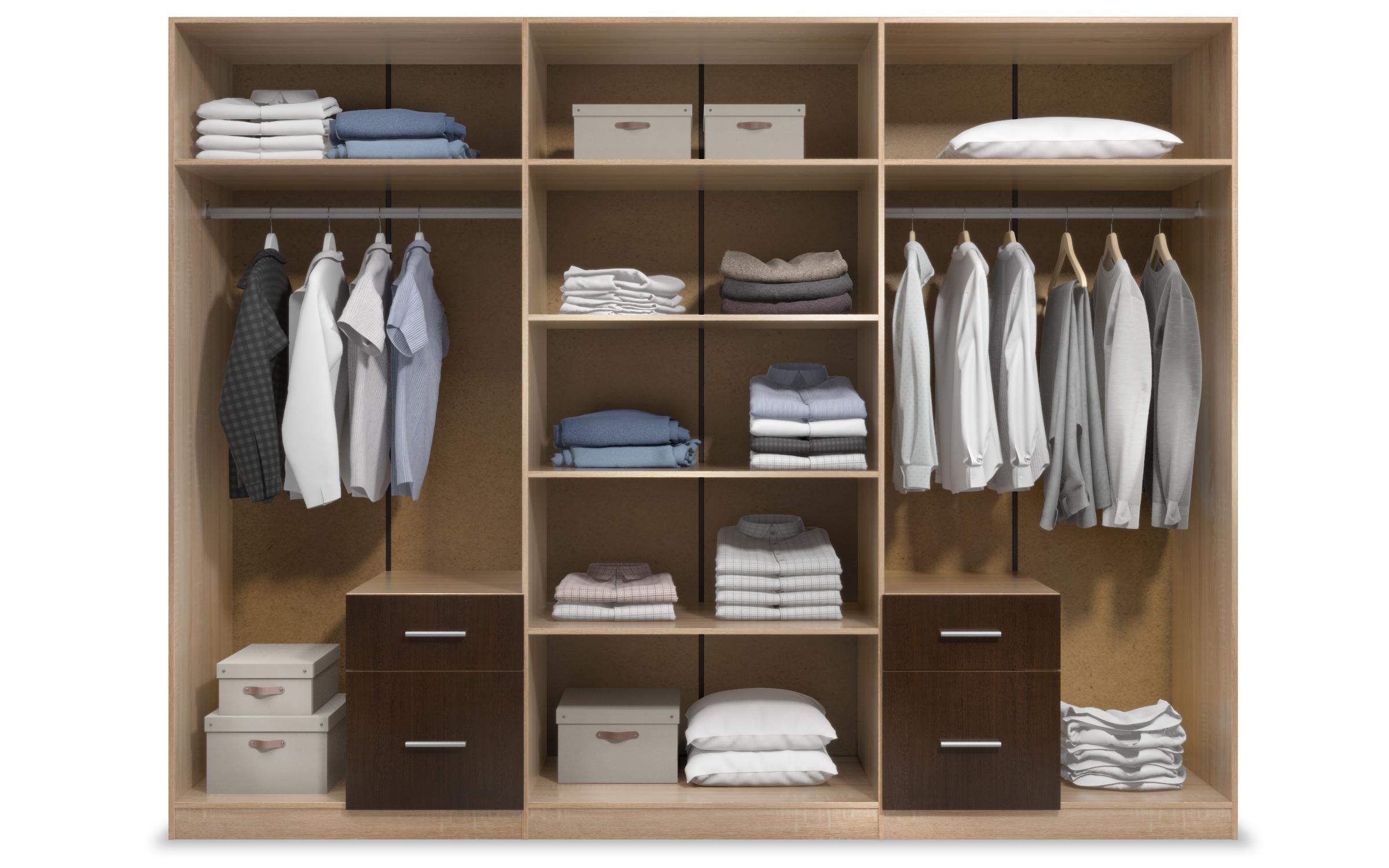 Dulap cu multe usi, sertare si oglinda Mark | Vellea Home