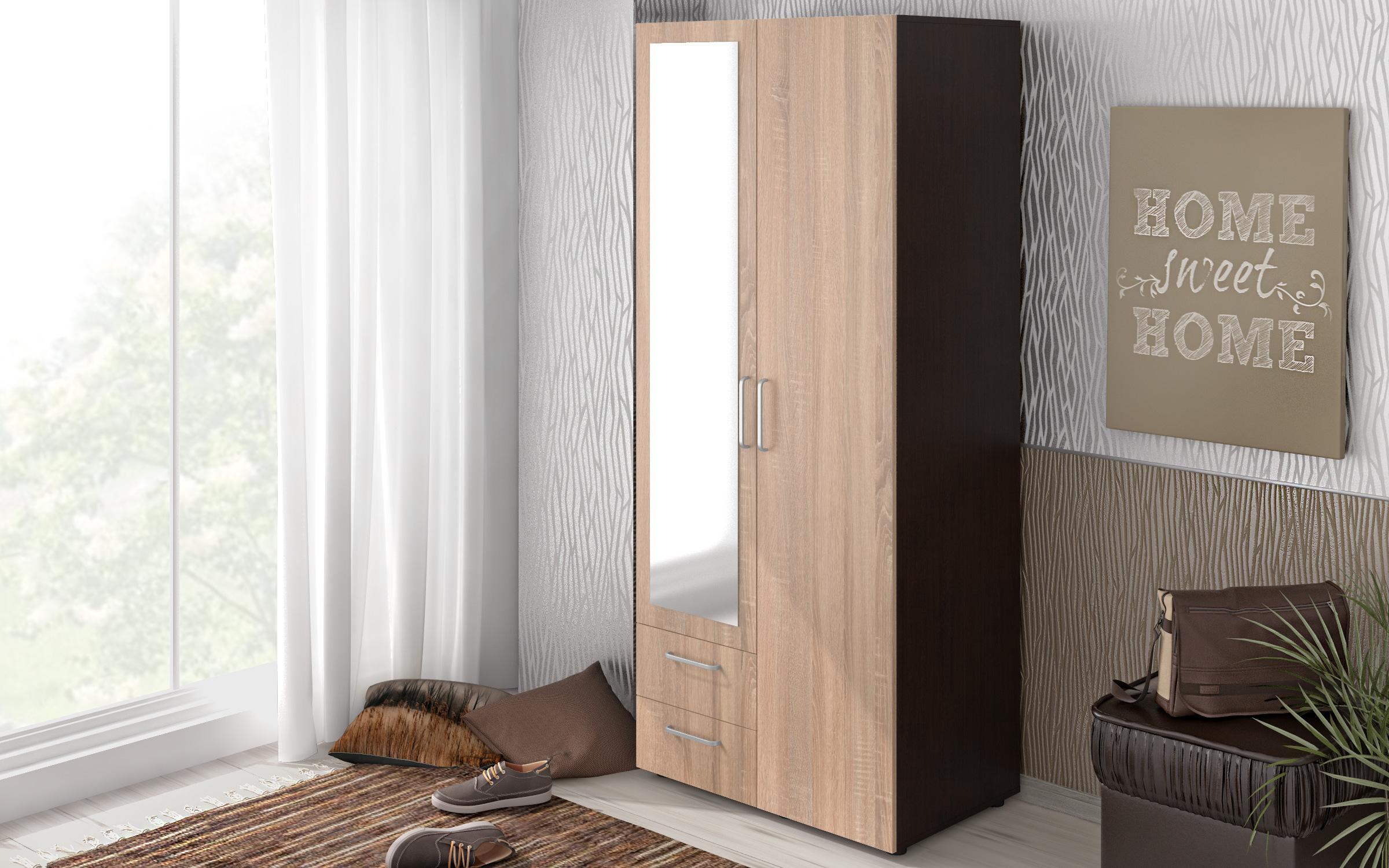 Set pentru hol Solo, stejar sonoma + wenge  2