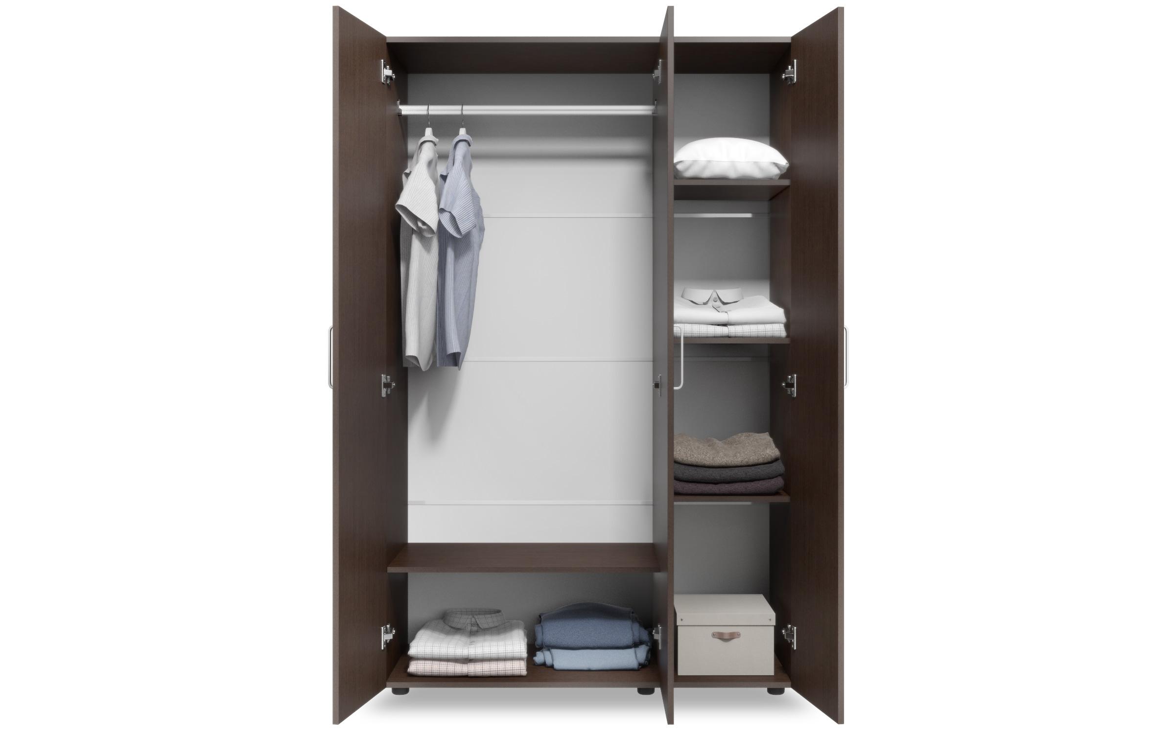 Dulap cu trei usi Stenly, wenge  3