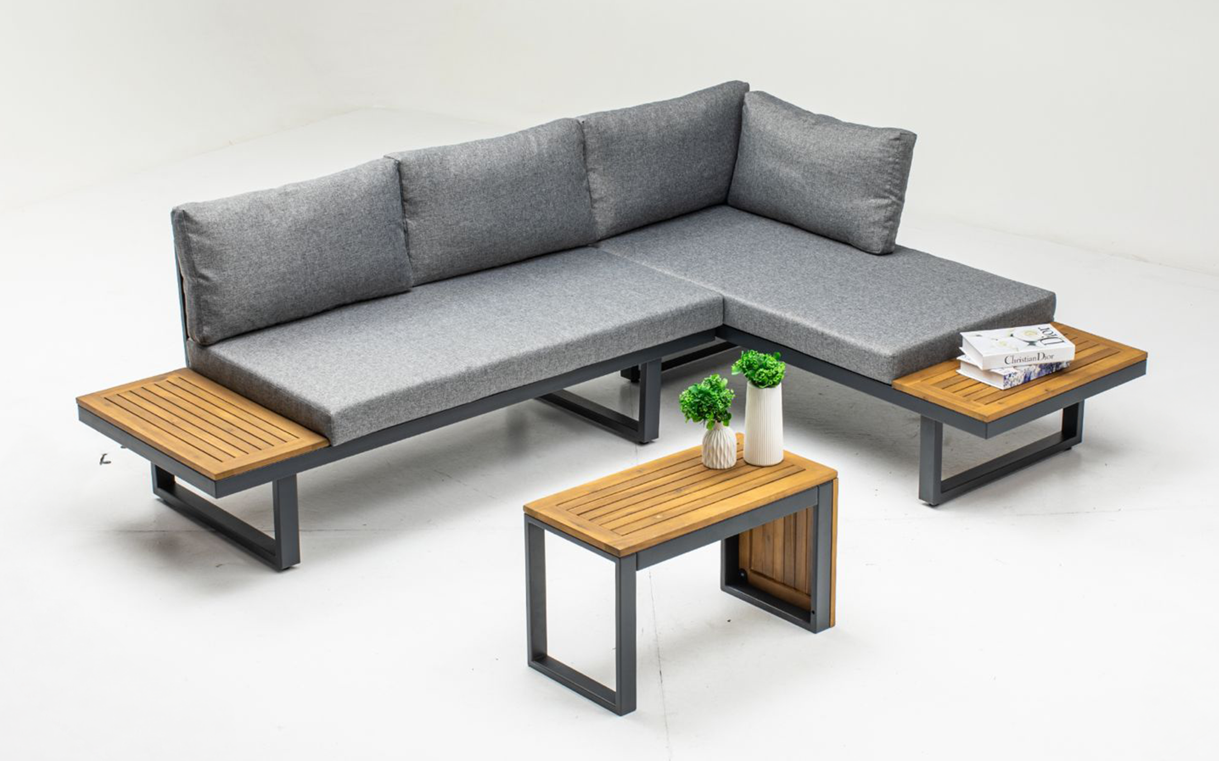 Set coltar + masa Nora, antracit  1