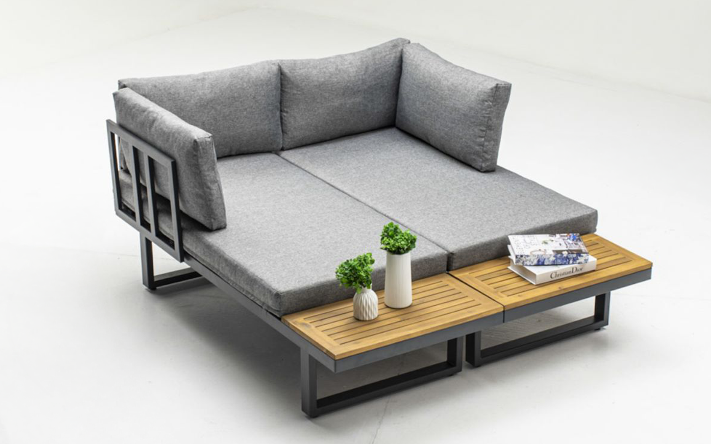 Set coltar + masa Nora, antracit  6