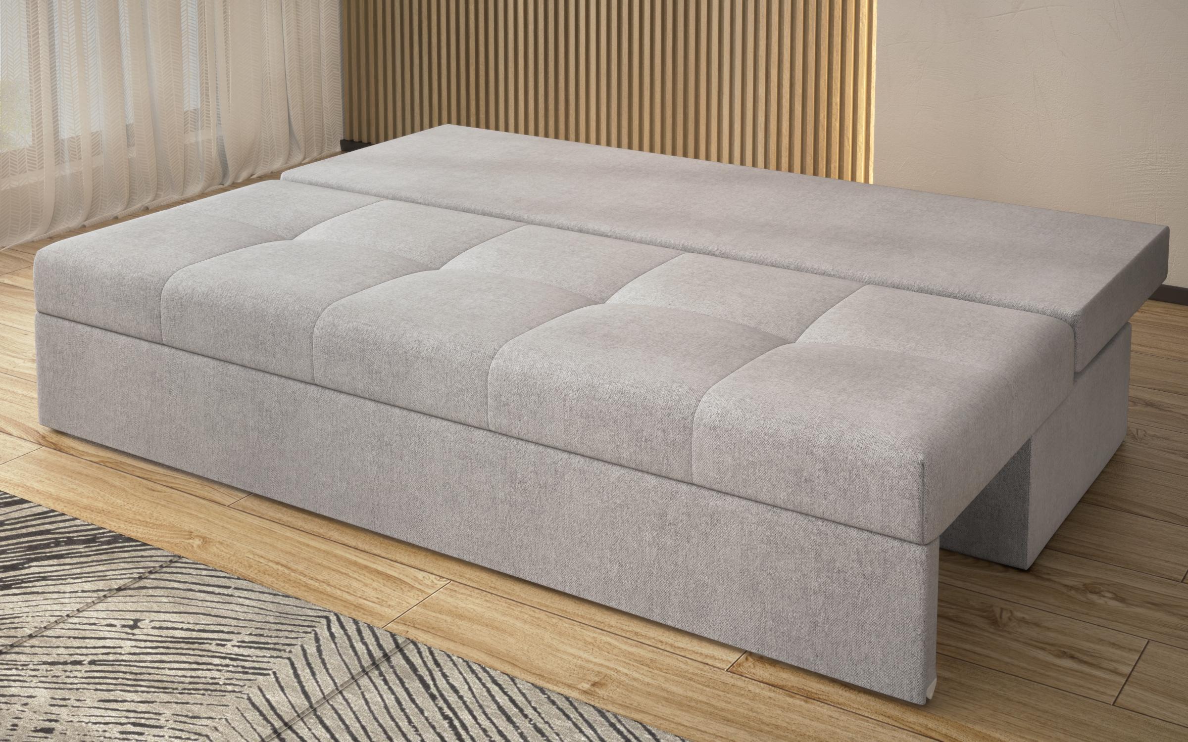 Canapea extensibila Aleto, gri deschis  5